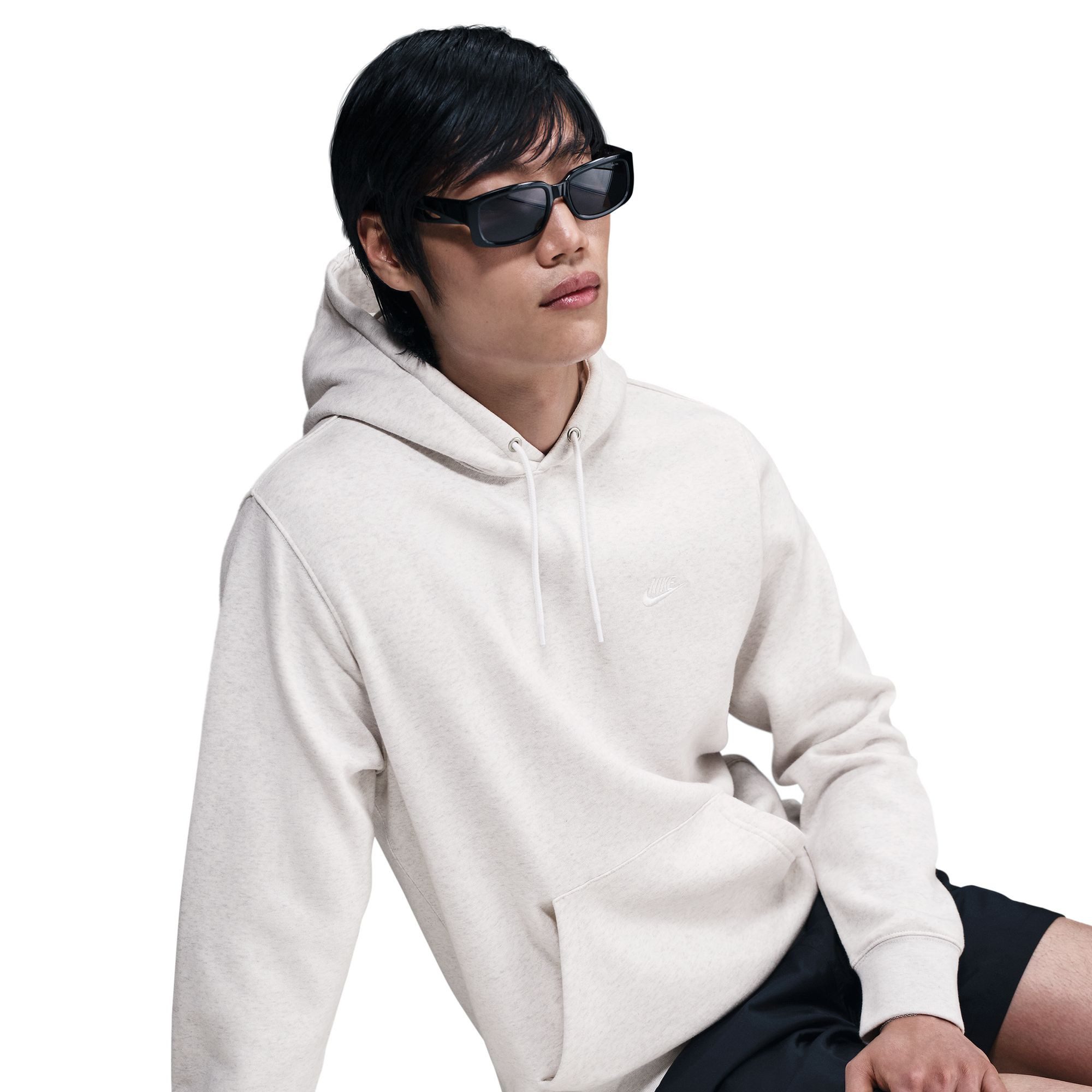 Nike Sportswear Kapuzensweatshirt M NK CLUB BB PO HOODIE mit Kängurutasche, mit angesetztem Bündchen, ohne Verschluss