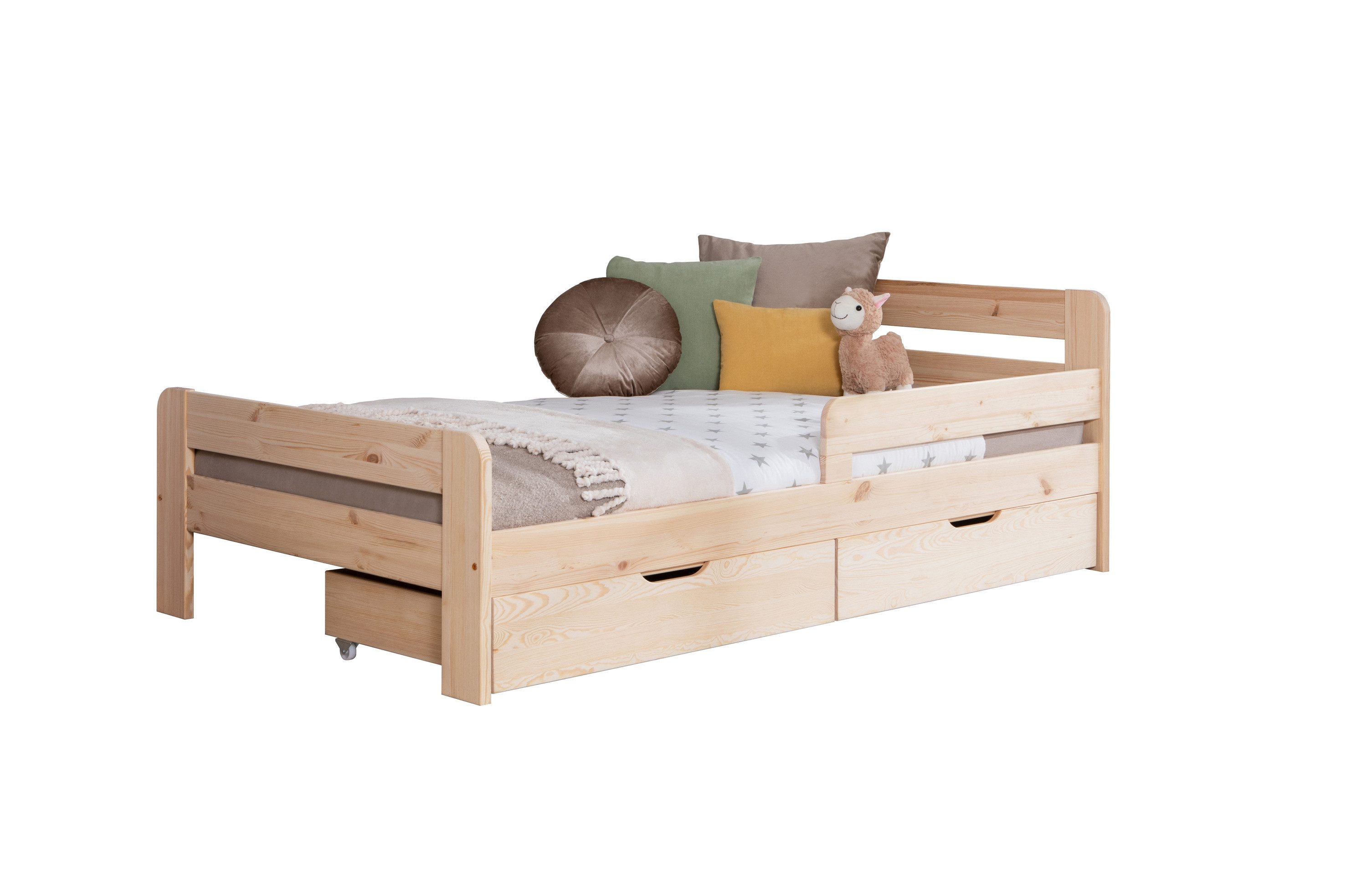 Ticaa Bettgestell Einzelbett Kinderbett Jugendbett "Bennet" günstig online kaufen
