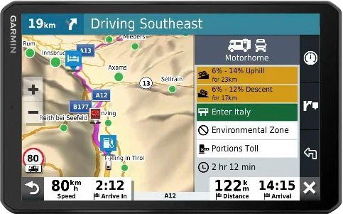 Kartenupdates) (inklusive Garmin Camper Navigationsgerät lebenslanger 890