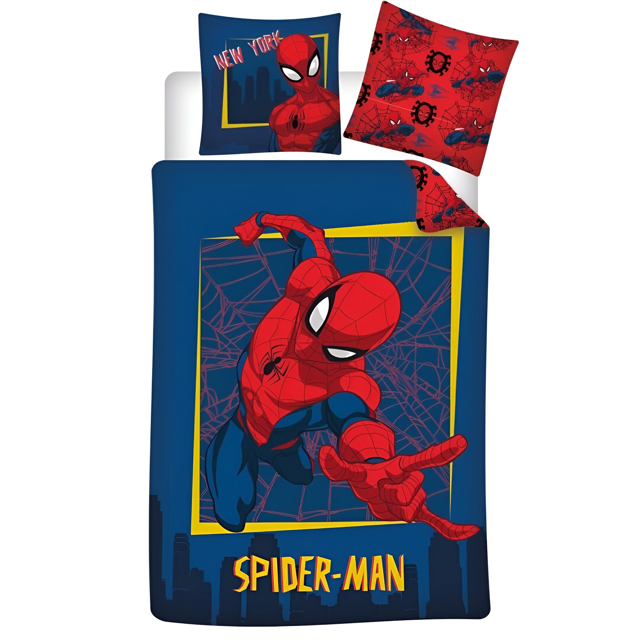 MARVEL Bettwäsche Marvel Spider-Man Jungen Flanell Bettwäsche Set, Flanell, günstig online kaufen