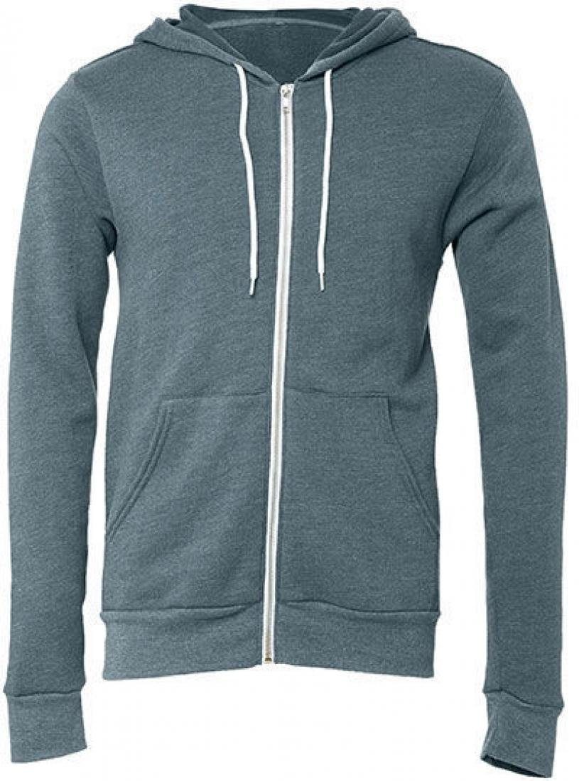 Bella + Canvas Kapuzensweatjacke Unisex Zip-Up Poly-Cotton Fleece Hoodie