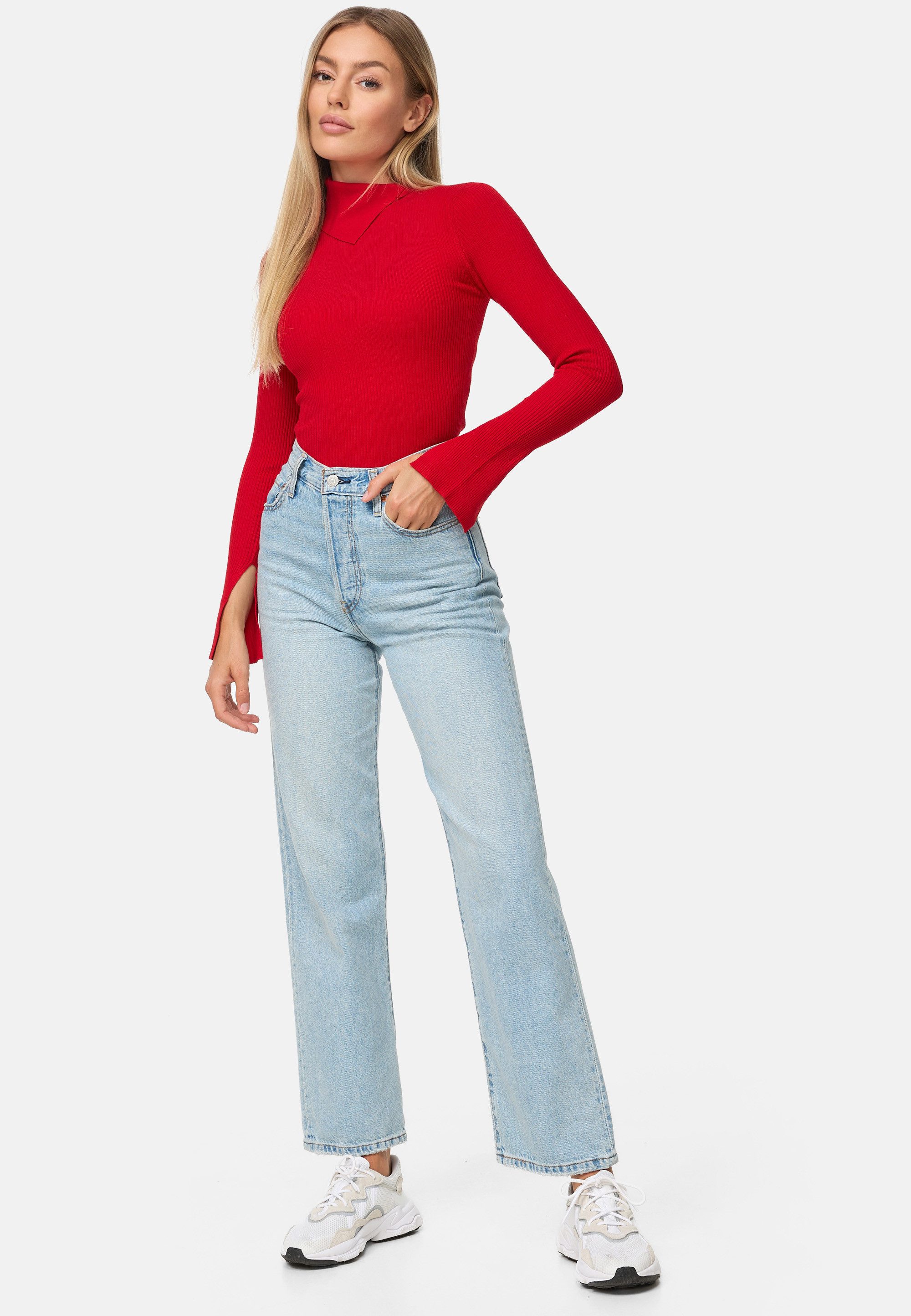 Threadbare Rollkragenpullover Ross im klassischen Basic-Design