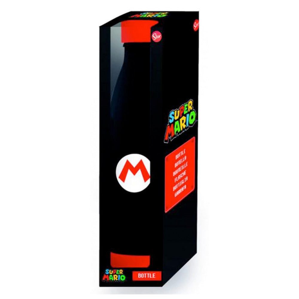 Super Mario Trinkflasche Super Mario Black Bottle M, 660 ml