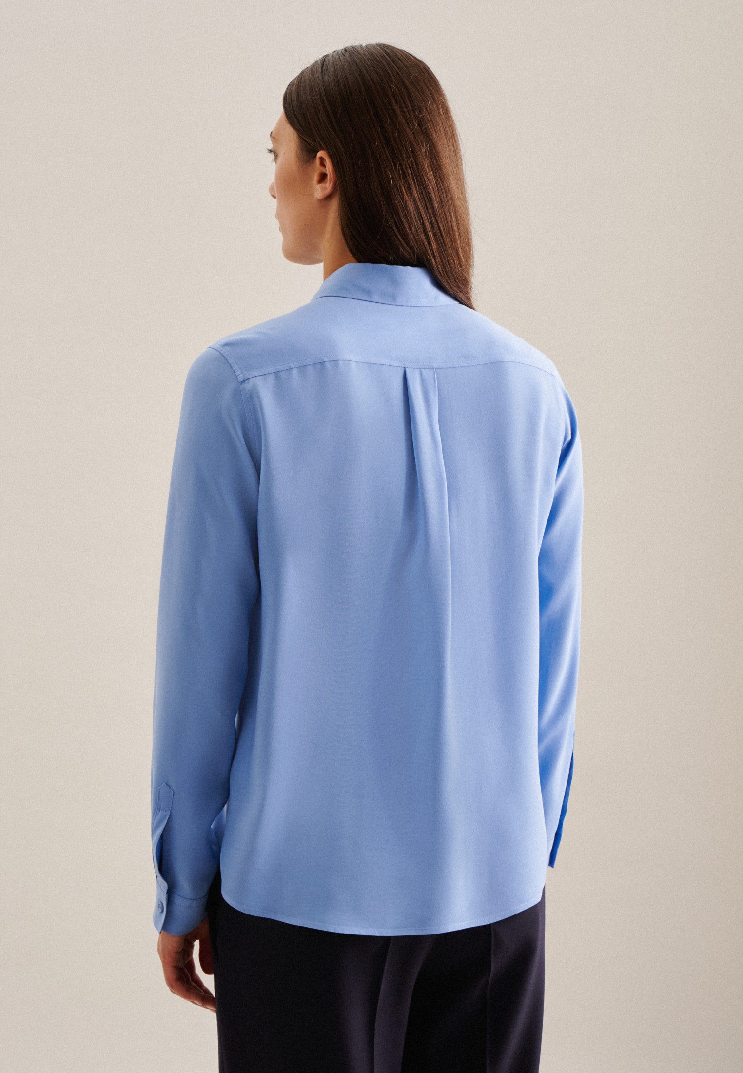 seidensticker Hemdbluse 1/1 Kragen Uni günstig online kaufen