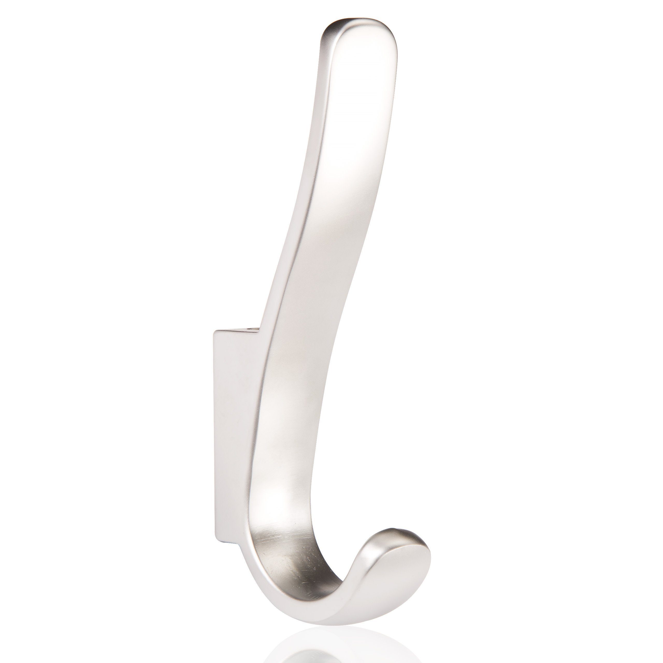 SO-TECH® Garderobenhaken Kleiderhaken NINA Bohrlochabstand 16 mm inkl. Schrauben, Chrom matt