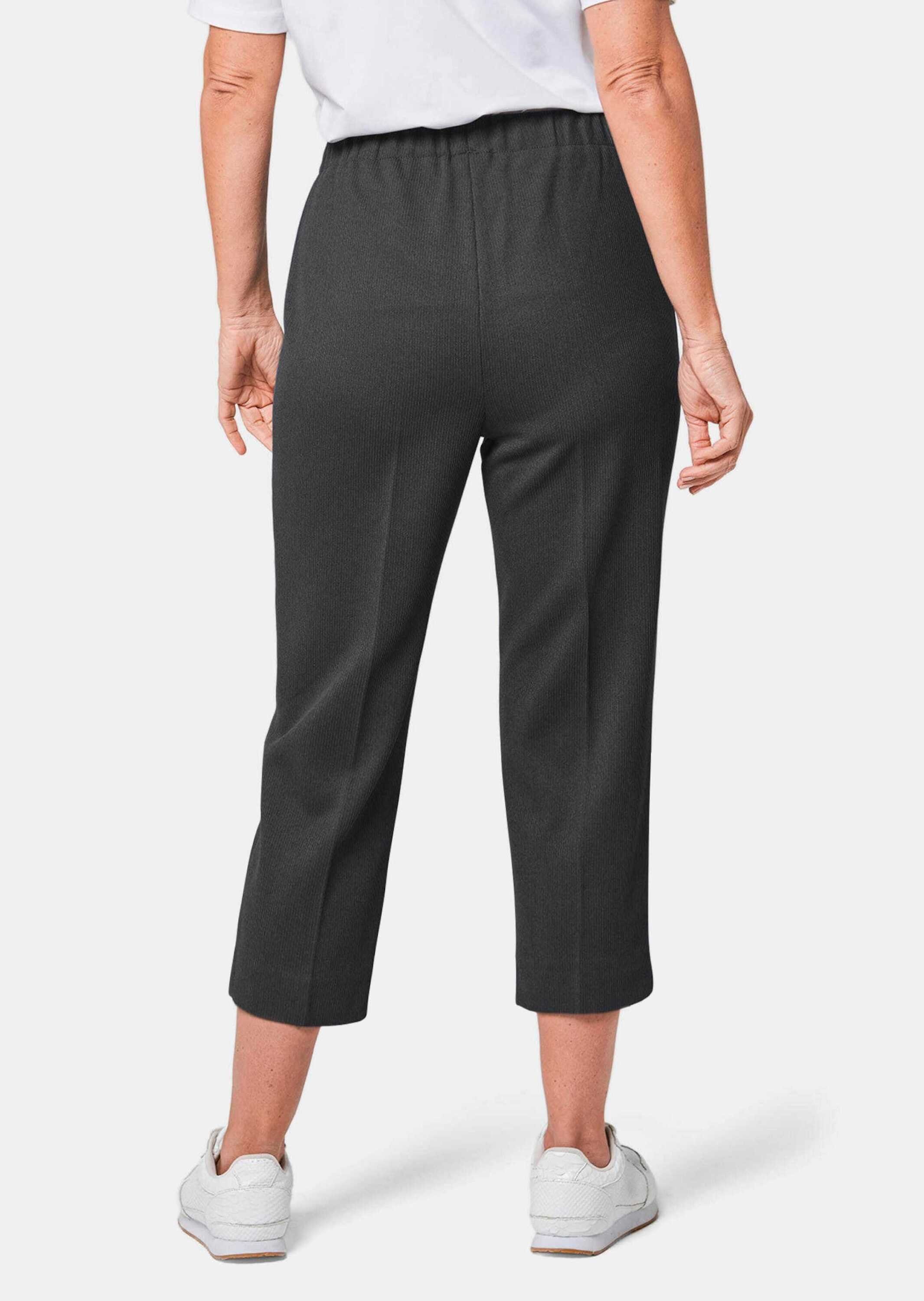 GOLDNER Caprihose Trageangenehme 7/8-Rippenhose günstig online kaufen