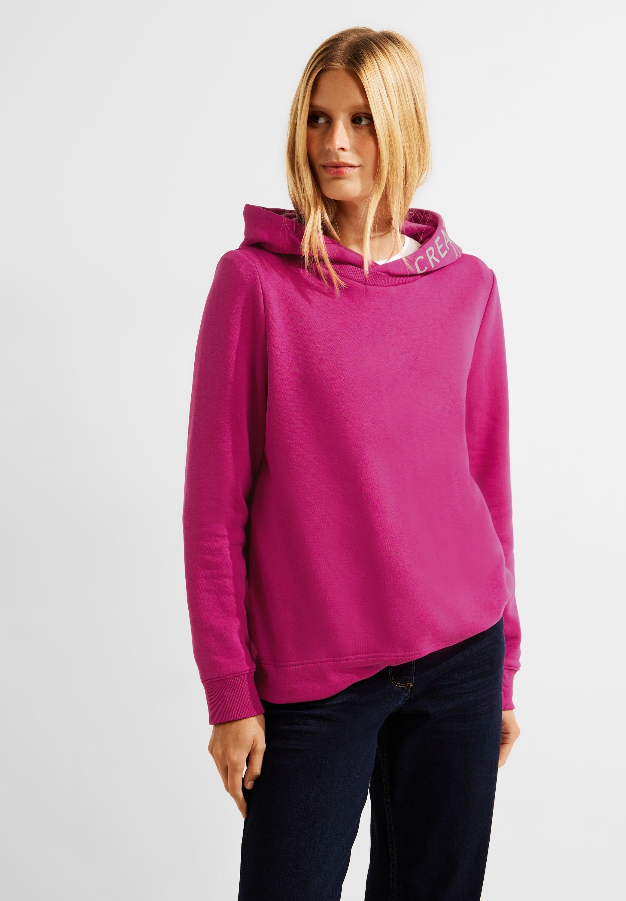 CECIL Pullover Damen Strickpullover Strick Oberteil Gr. M Baumwolle