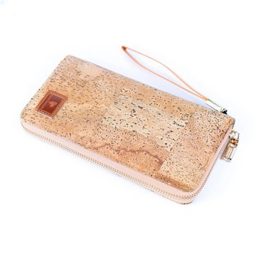 LK Trend & Style Geldbörse Lange Brieftasche aus Naturkork, Kork ist die Alternative zu Leder