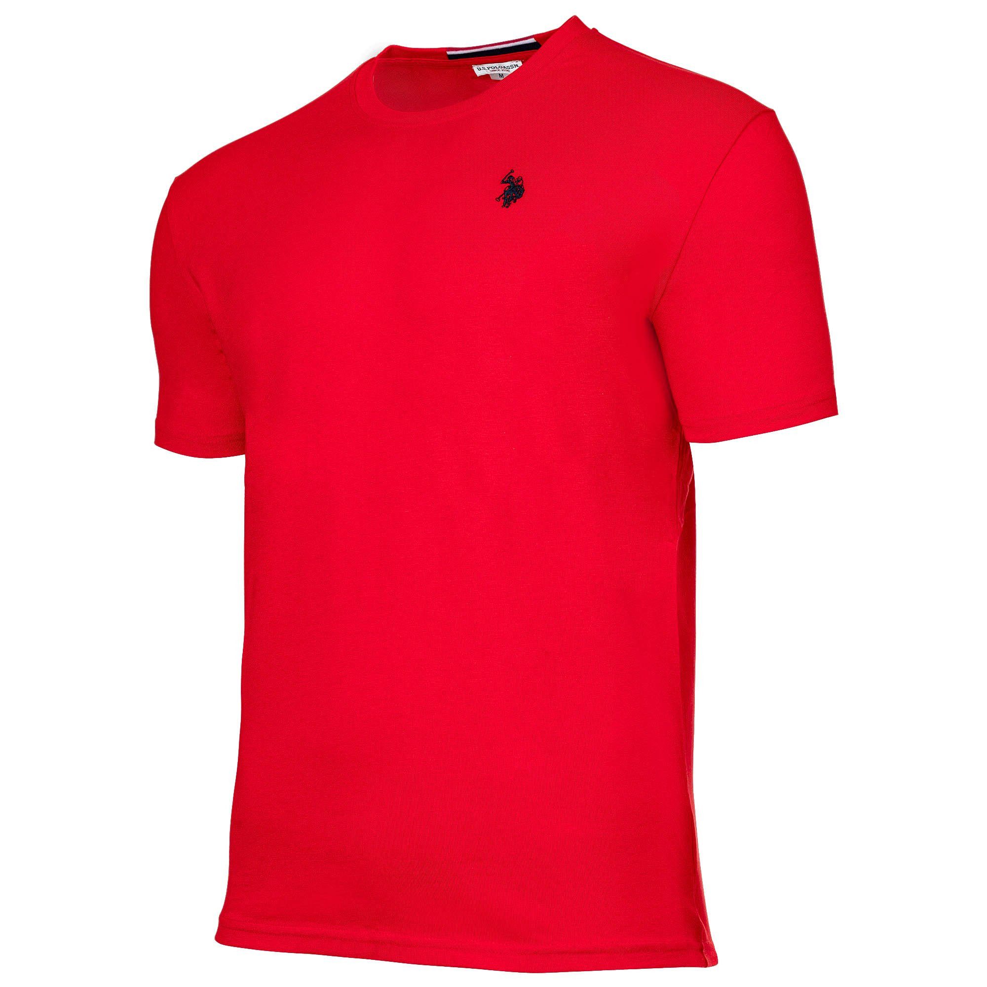 U.S. Polo Assn. T-Shirt Herren T-Shirt 1er Pack Baumwolle (Packung, 1er Pac günstig online kaufen