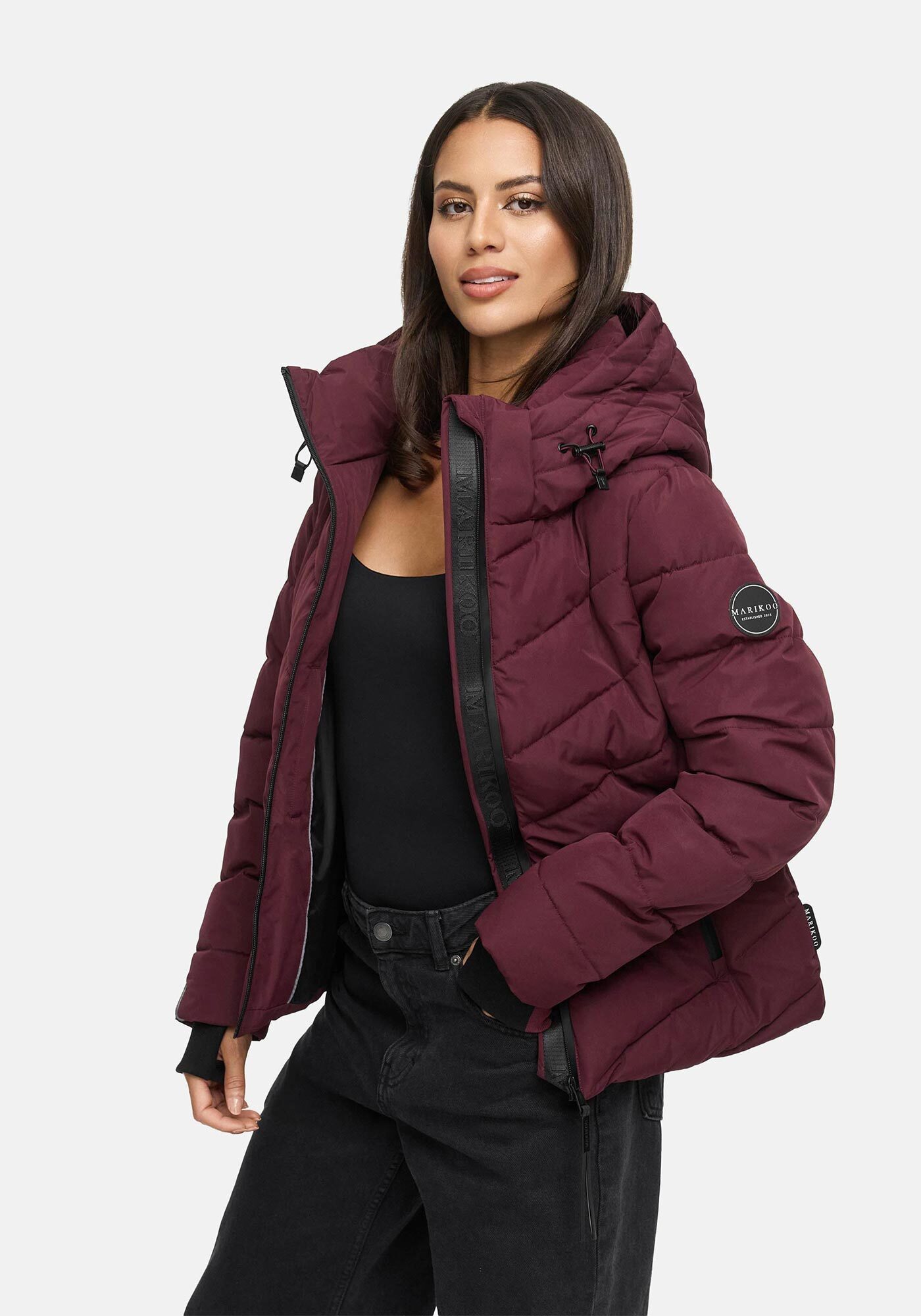 Marikoo Winterjacke Samuiaa XVI mit Kapuze – Bild 3 von 5