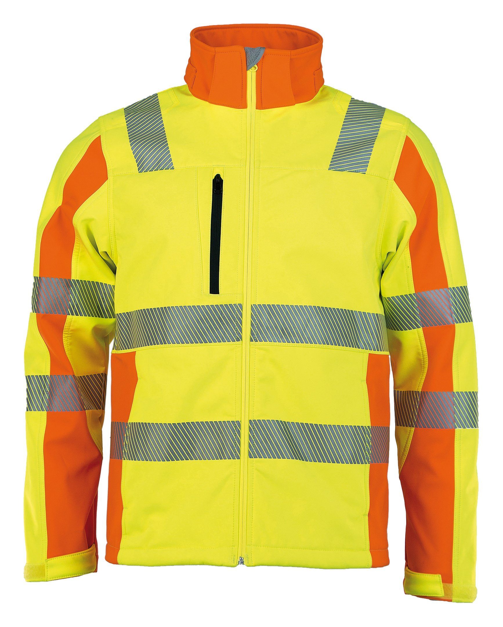 ASATEX Arbeitsjacke Warnjacke Softshell Prevent gelb