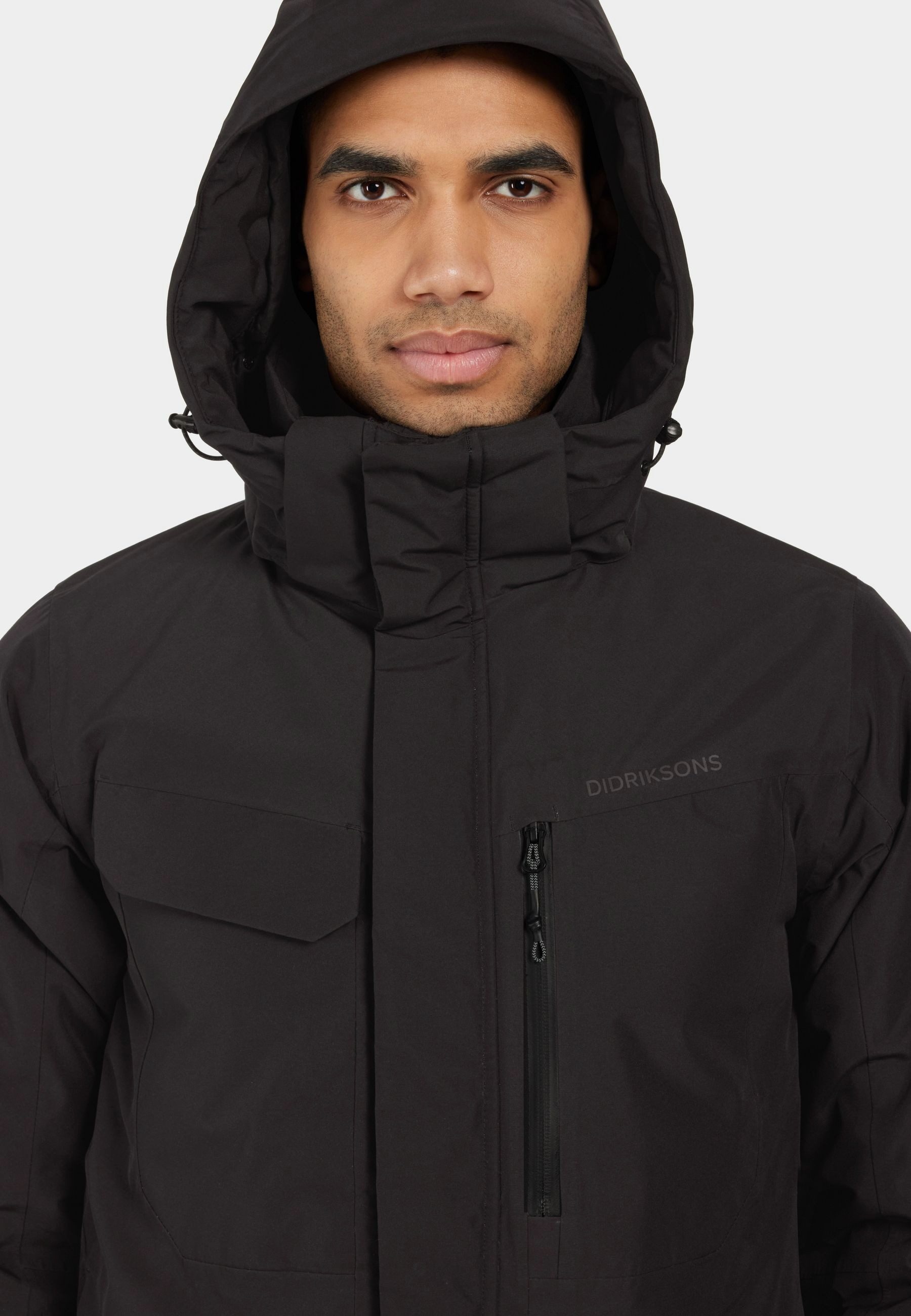 Didriksons Funktionsjacke Herren Winterjacke Winterparka Wasserdicht STEFAN mit Kapuze mit Taschen