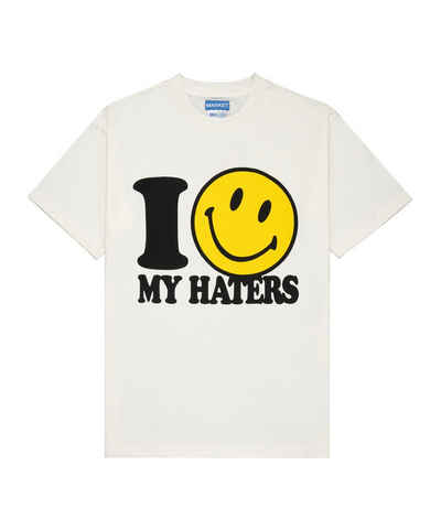 Market T-Shirt Smiley Haters T-Shirt default