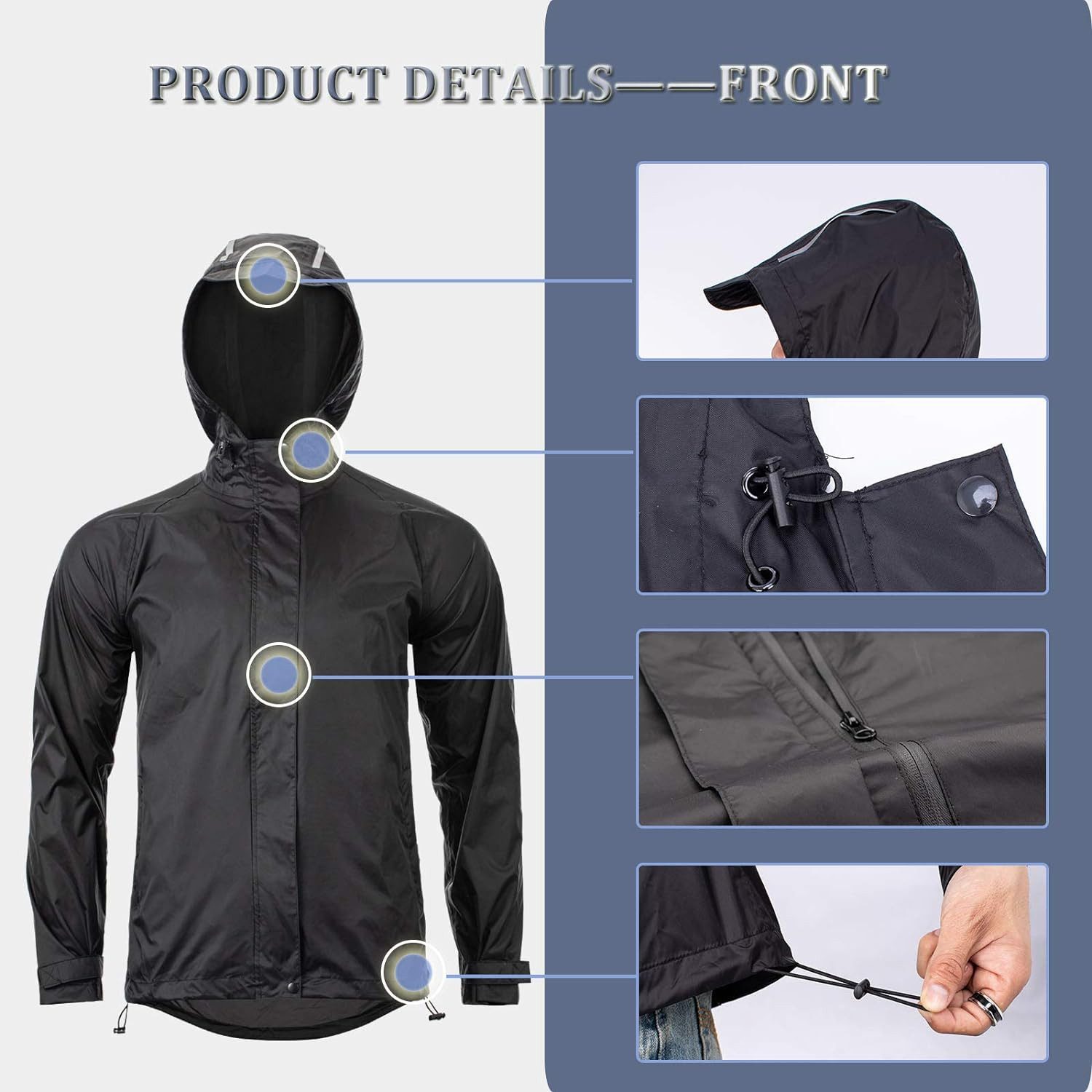 ROCKBROS Regenjacke Regenjacke Radsport Regenmantel wasserdichte Fahrradjac günstig online kaufen