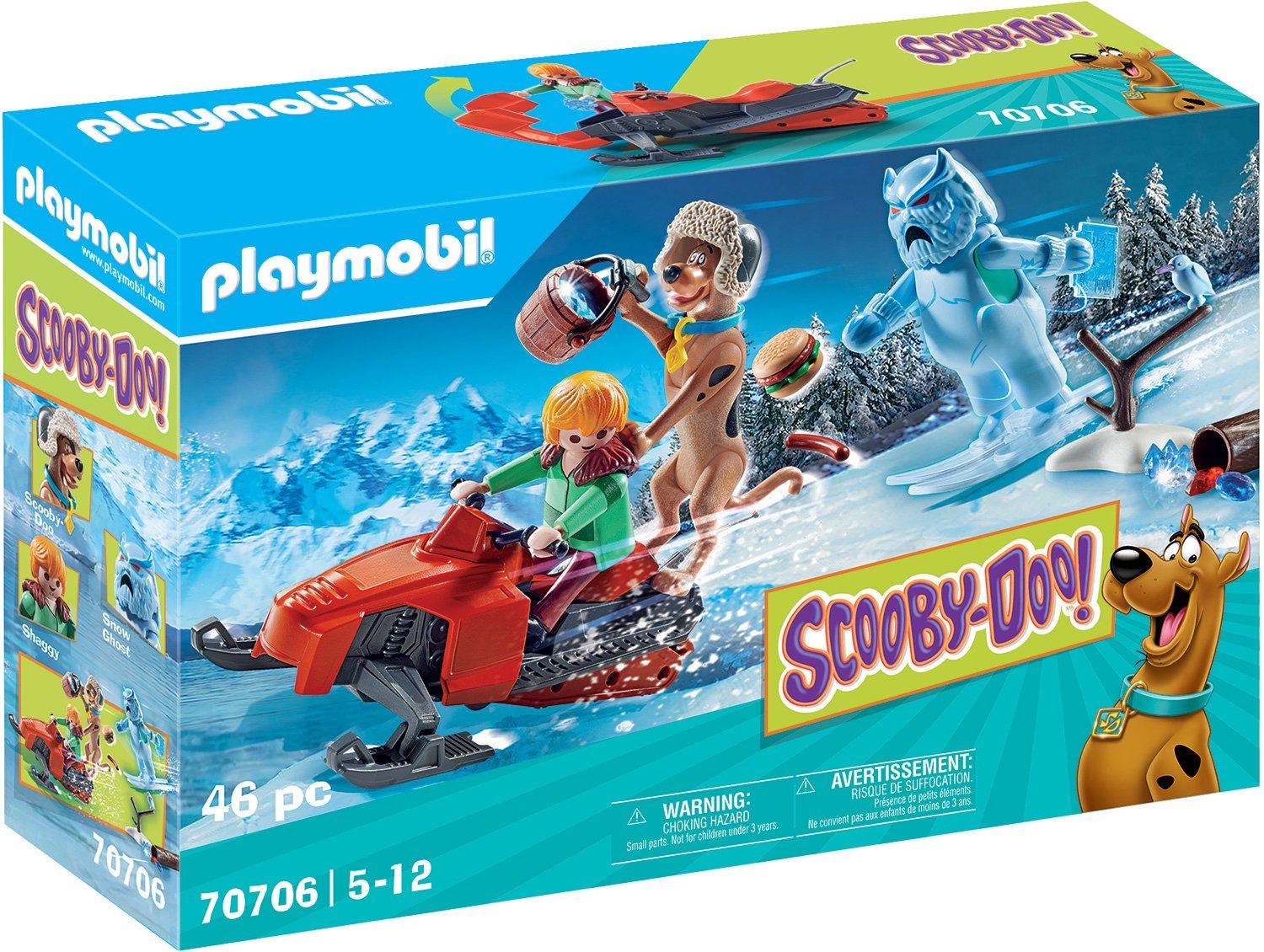 Image of 70706 SCOOBY-DOO! Abenteuer mit Snow Ghost, Konstruktionsspielzeug