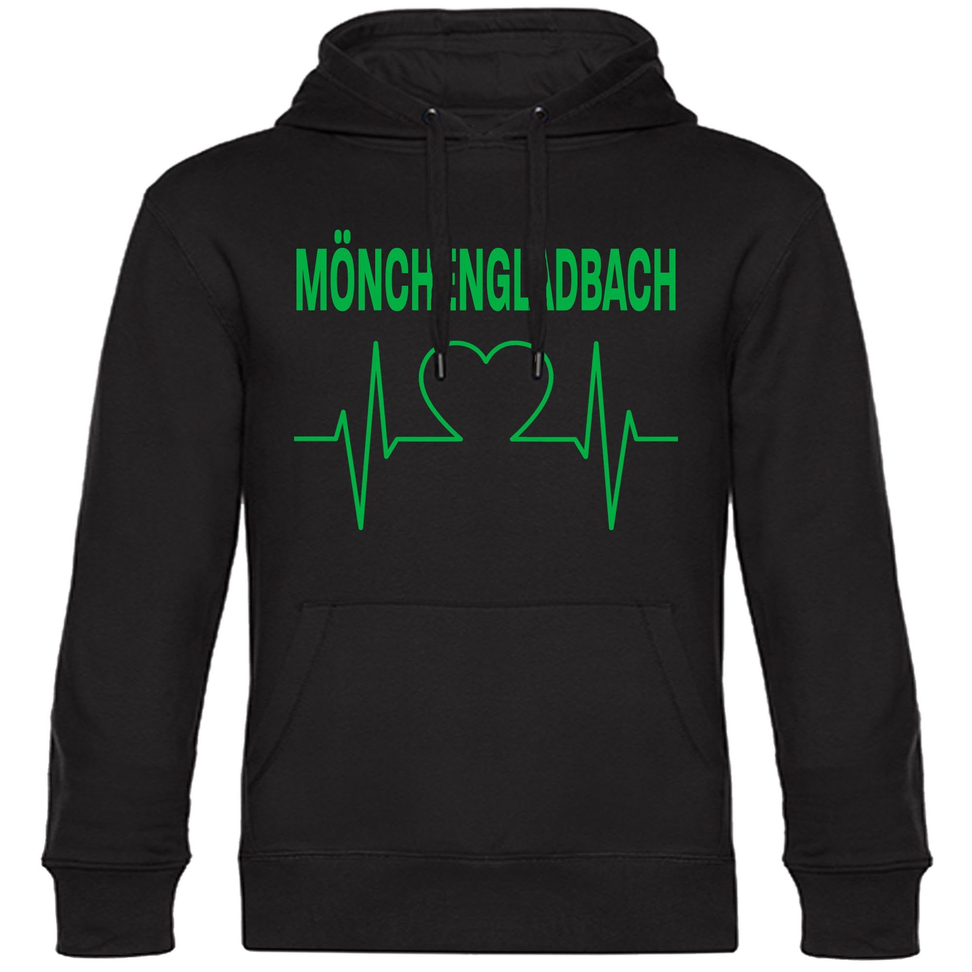multifanshop Kapuzensweatshirt Mönchengladbach - Herzschlag - günstig online kaufen