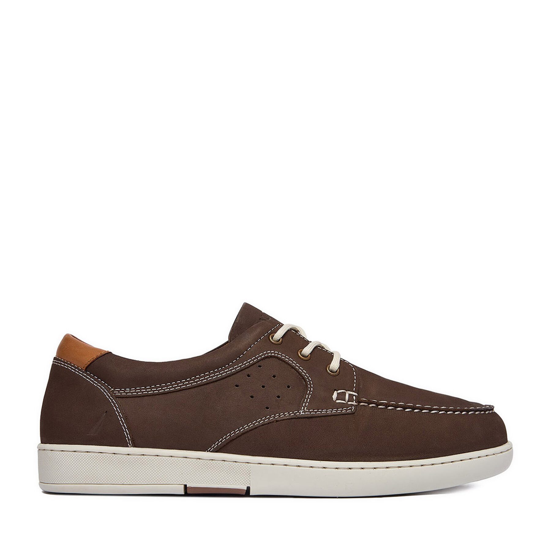 NAUTICA Nautica Herren-Sneaker, braun, niedrig Stiefel