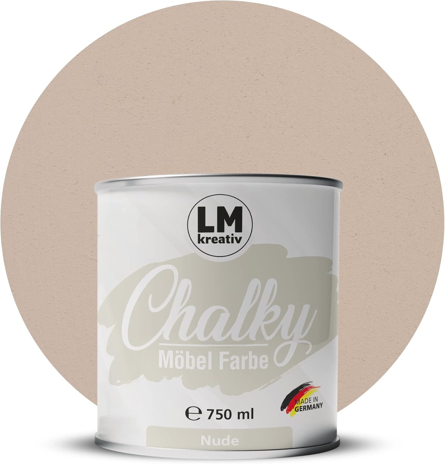 LM-Kreativ Kreidefarbe Chalky Möbelfarbe 750 ml
