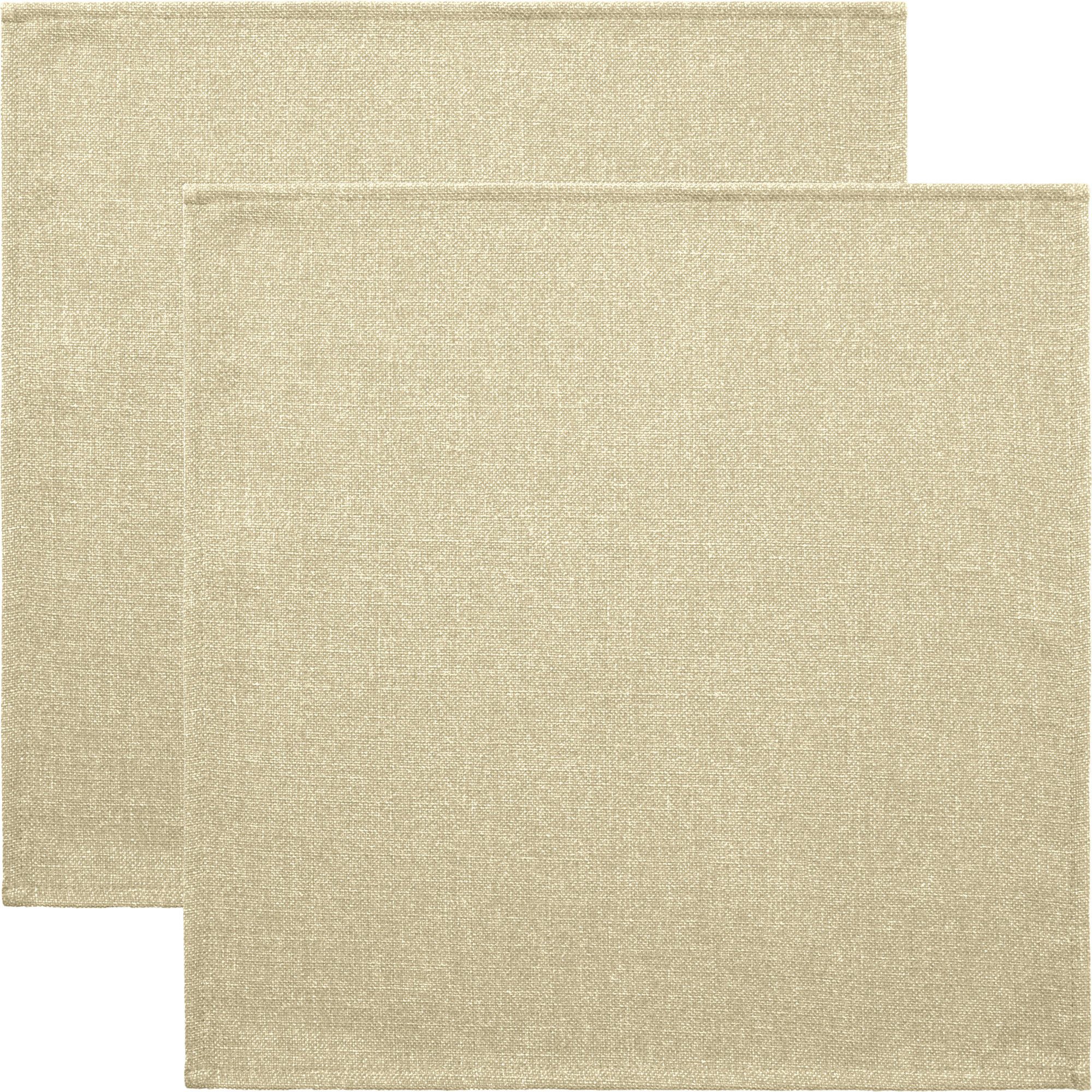 Erwin Müller Stoffserviette Serviette "Krefeld" 2er-Pack, Uni