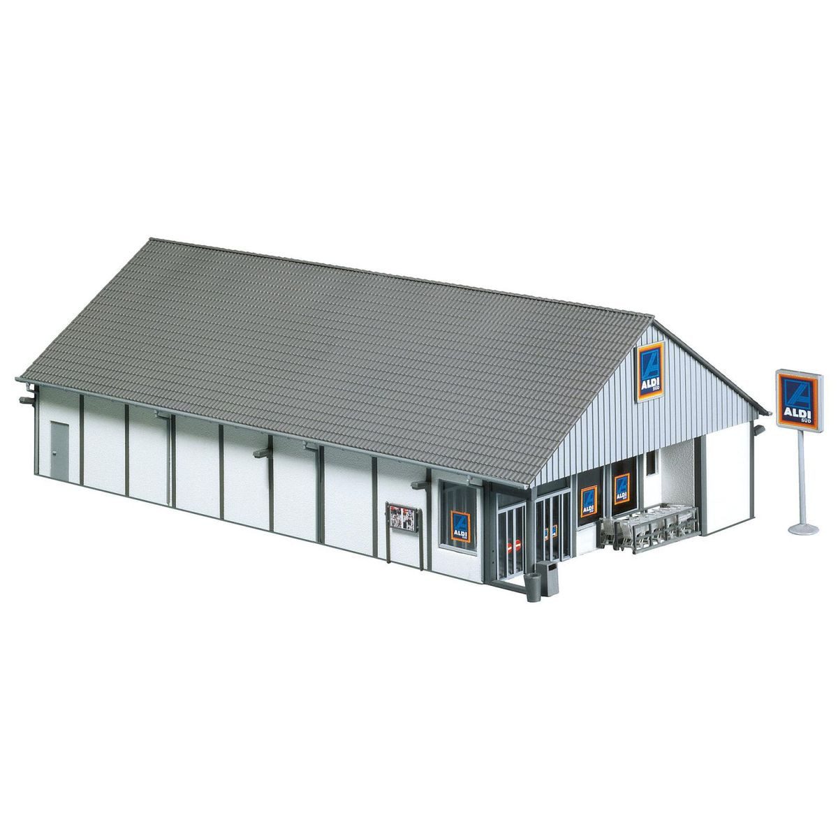 Faller Modellbausatz Faller 130339 ALDI Markt Süd u Nord H0