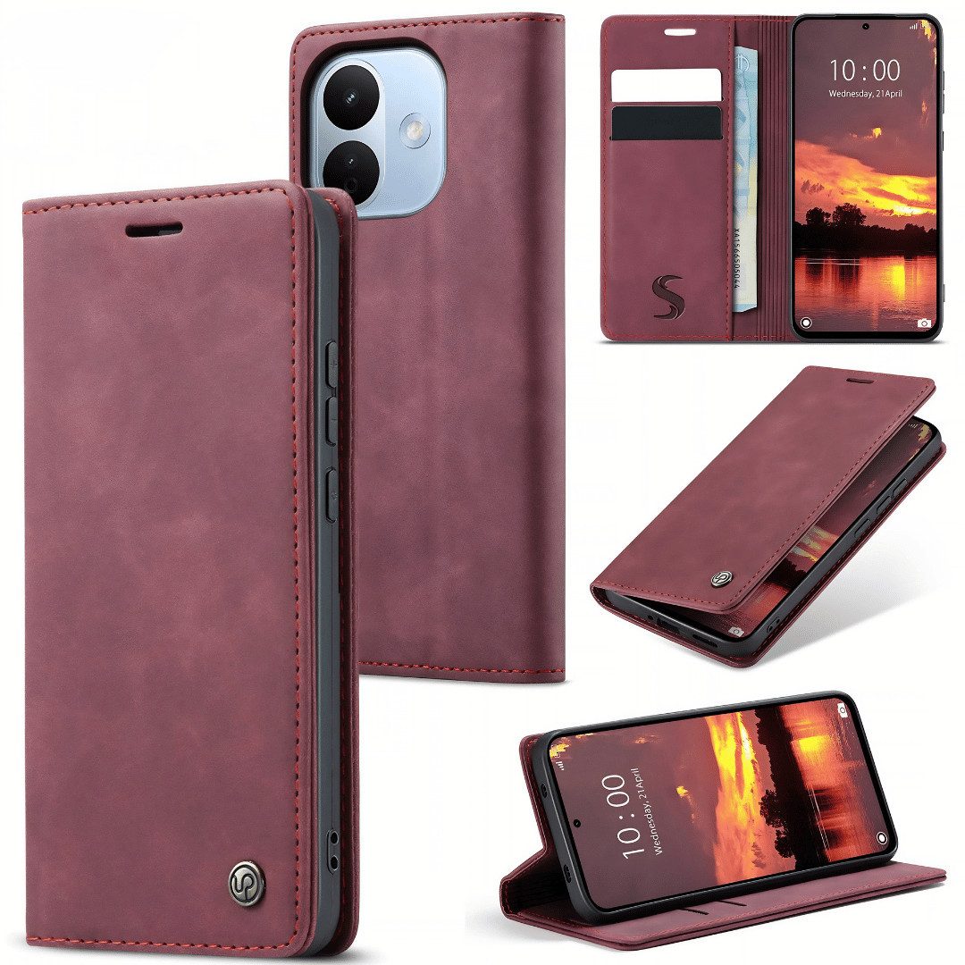 SmartUP Smartphone-Hülle für Xiaomi Redmi Note 17 Pro 5G Klapphülle Fliphülle Tasche Case Cover 6,83, integrierte Standfunktion, Kartenfächer