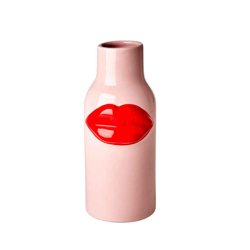 rice Dekovase Vase Red Lipstick