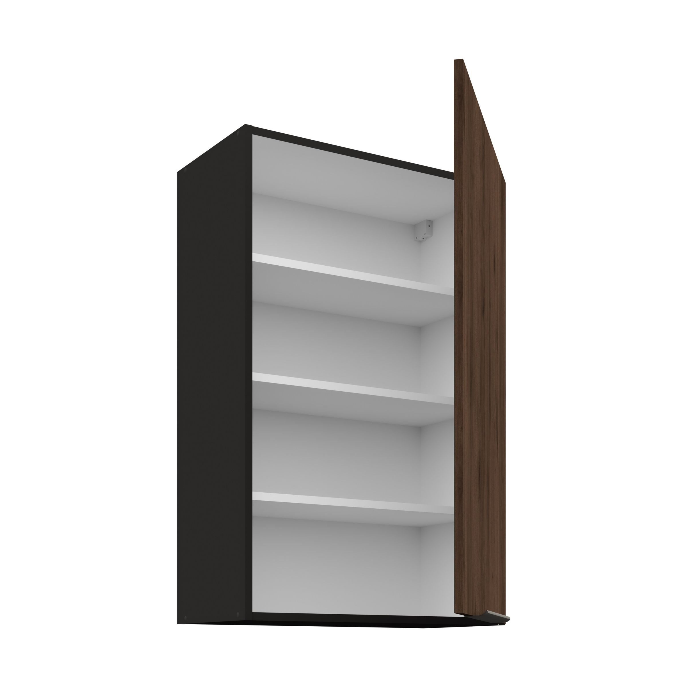 Küchen-Preisbombe Hängeschrank 60 cm Küche MONZA Okapi Nußbaum Küchenzeile Küchenblock 90 cm hoch