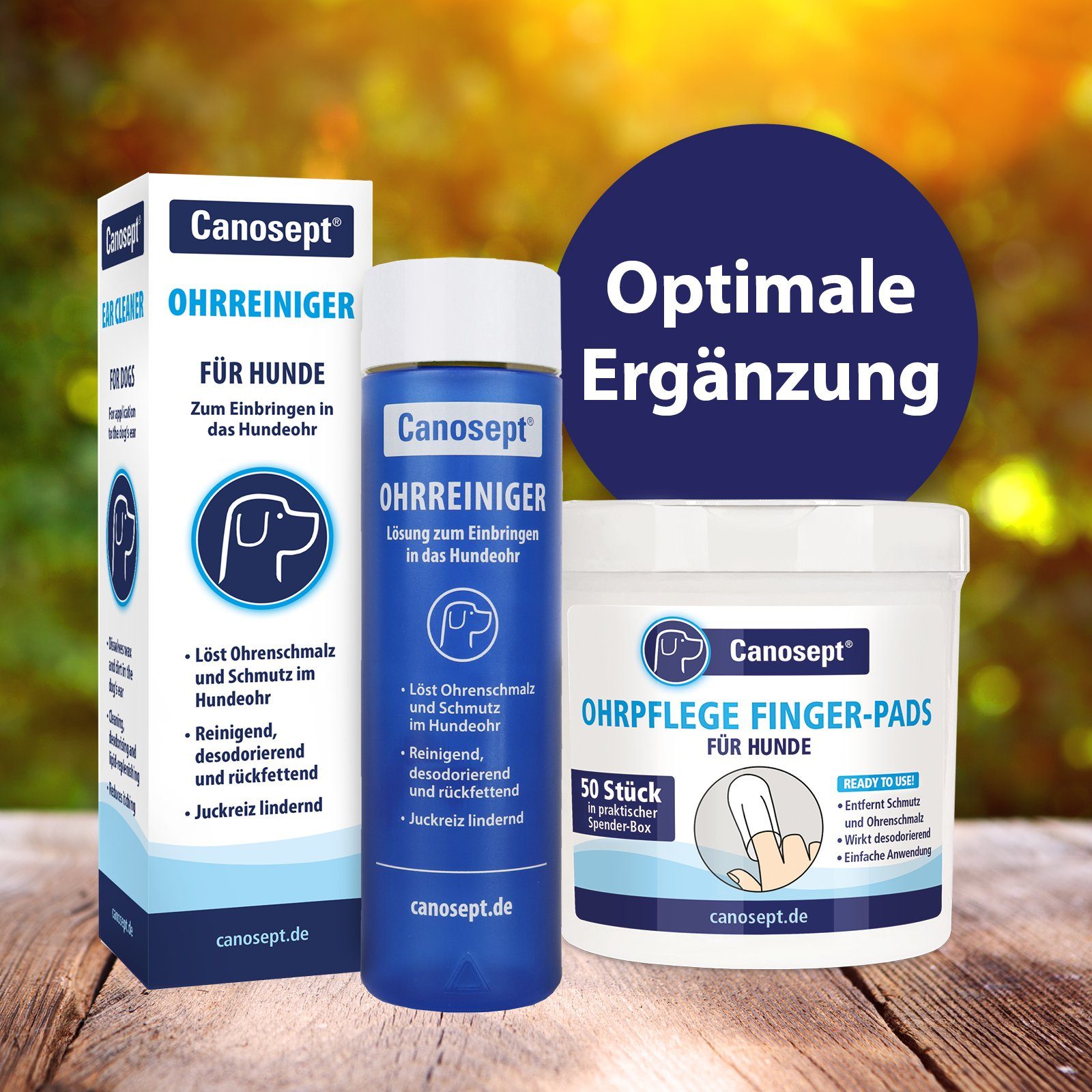 Canosept Fellpflege Canosept Ohrreiniger für Hunde 125 ml