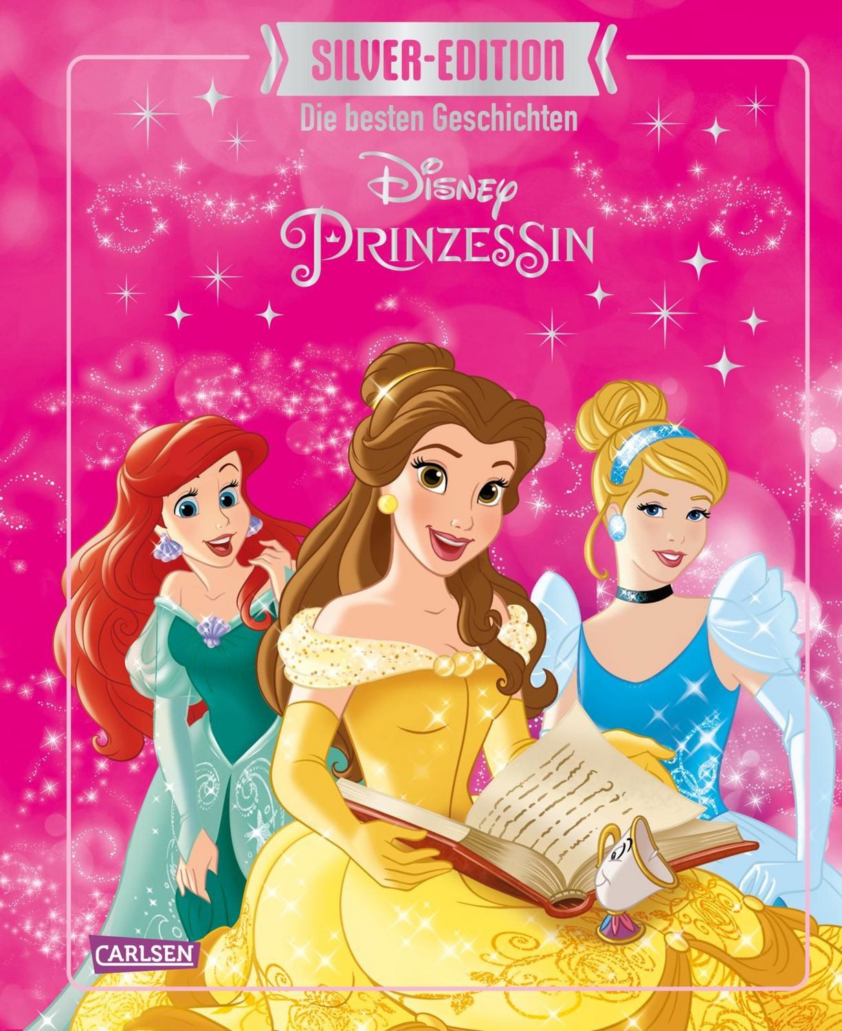 Disney Silver-Edition: Das große Buch mit den besten Geschichten - Dis / Walt Disney, Vorlesebuch ab 4 Jahren mit Arielle, Jasmin, Cinderella, Belle, Rapunzel & Co.