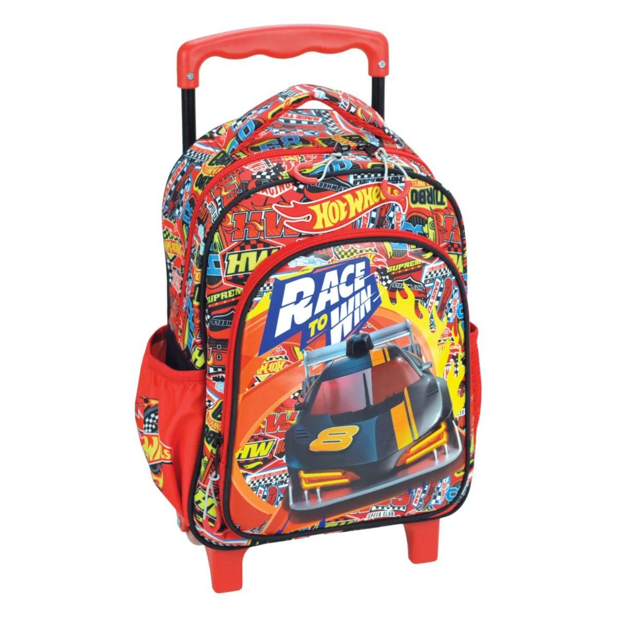 Hot Wheels Kinderrucksack Hot Wheels Race to Win Rollender Kindergarten-Rucksack, Tasche 30 cm (1-tlg)