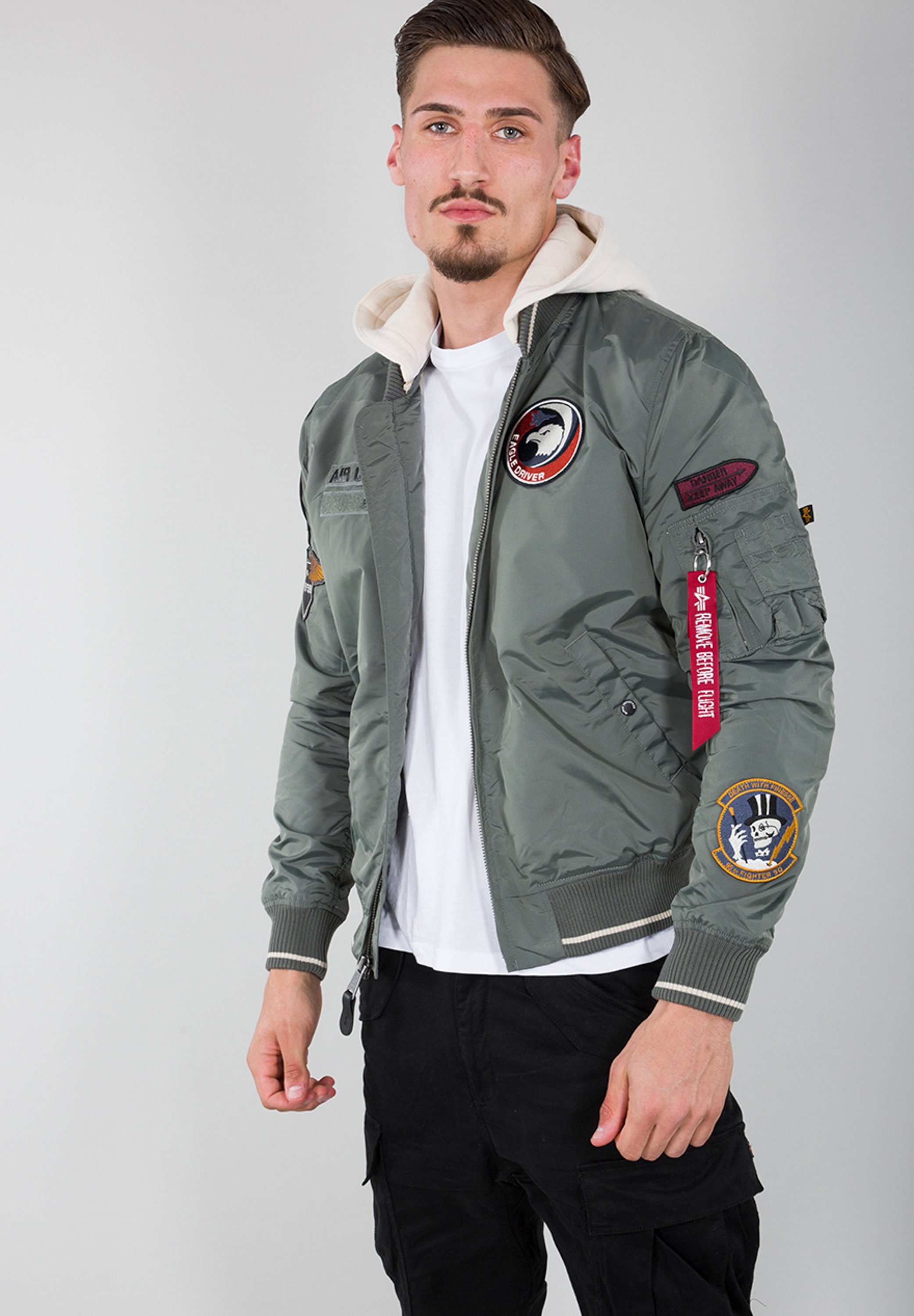 Alpha Industries Bomberjacke MA-1 TT Hood Patch günstig online kaufen