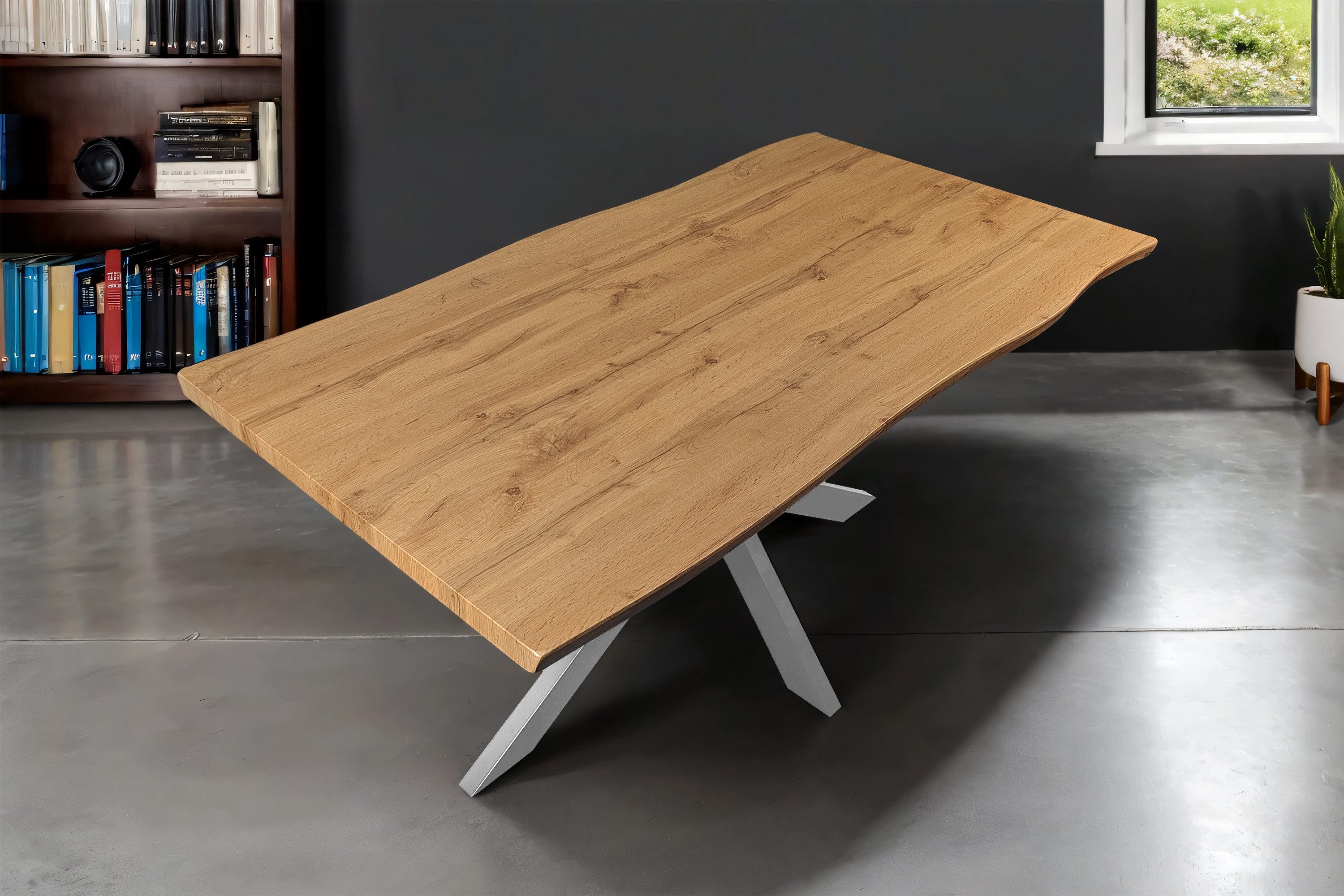 SAM® Esstisch TorbenS, verschiedene Holz-Optiken, Spider-Metallgestell, günstig online kaufen