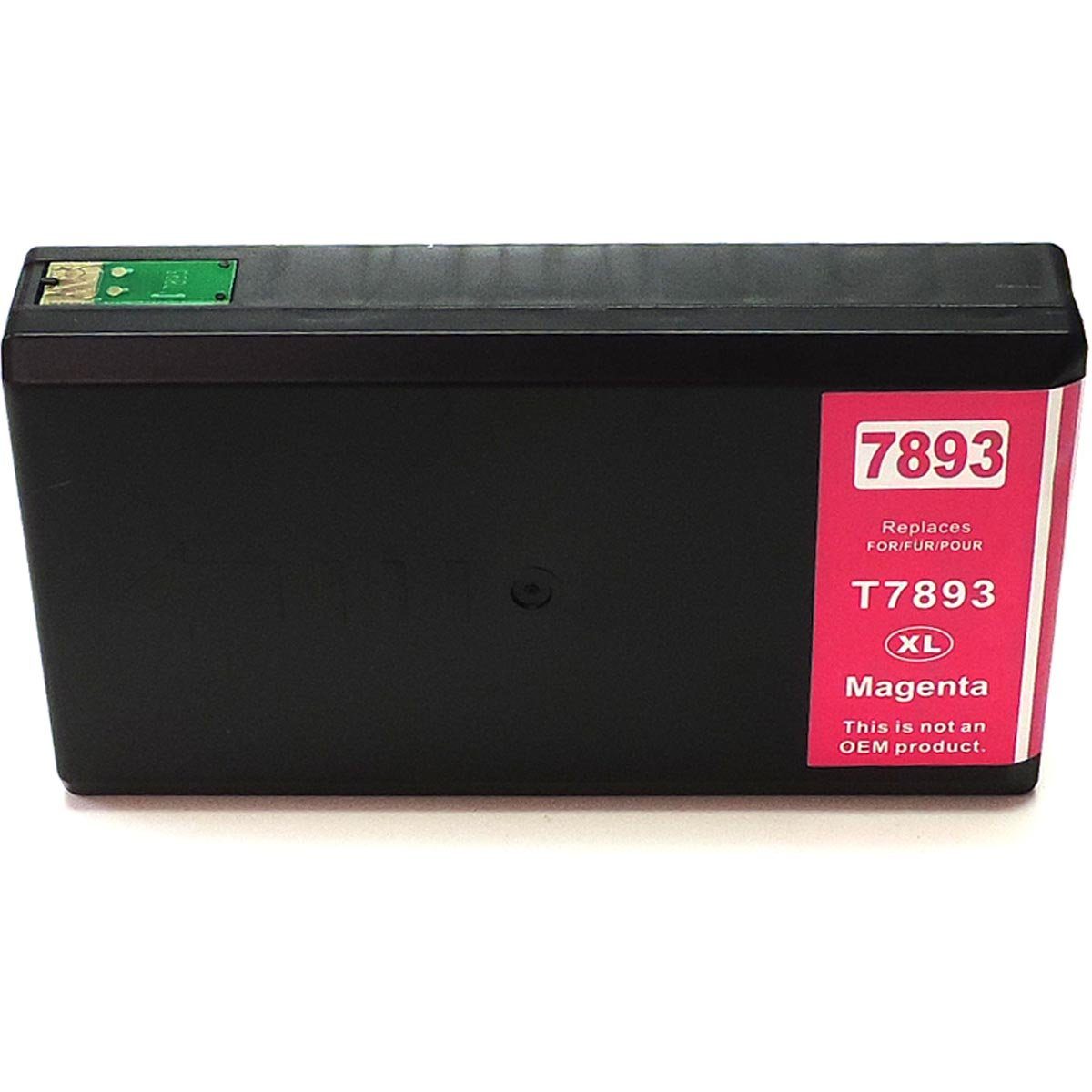 Multipack 4-Farben 78XL, Kompatibel Cyan, Tintenpatrone D&C Magenta T789 Epson (Schwarz,