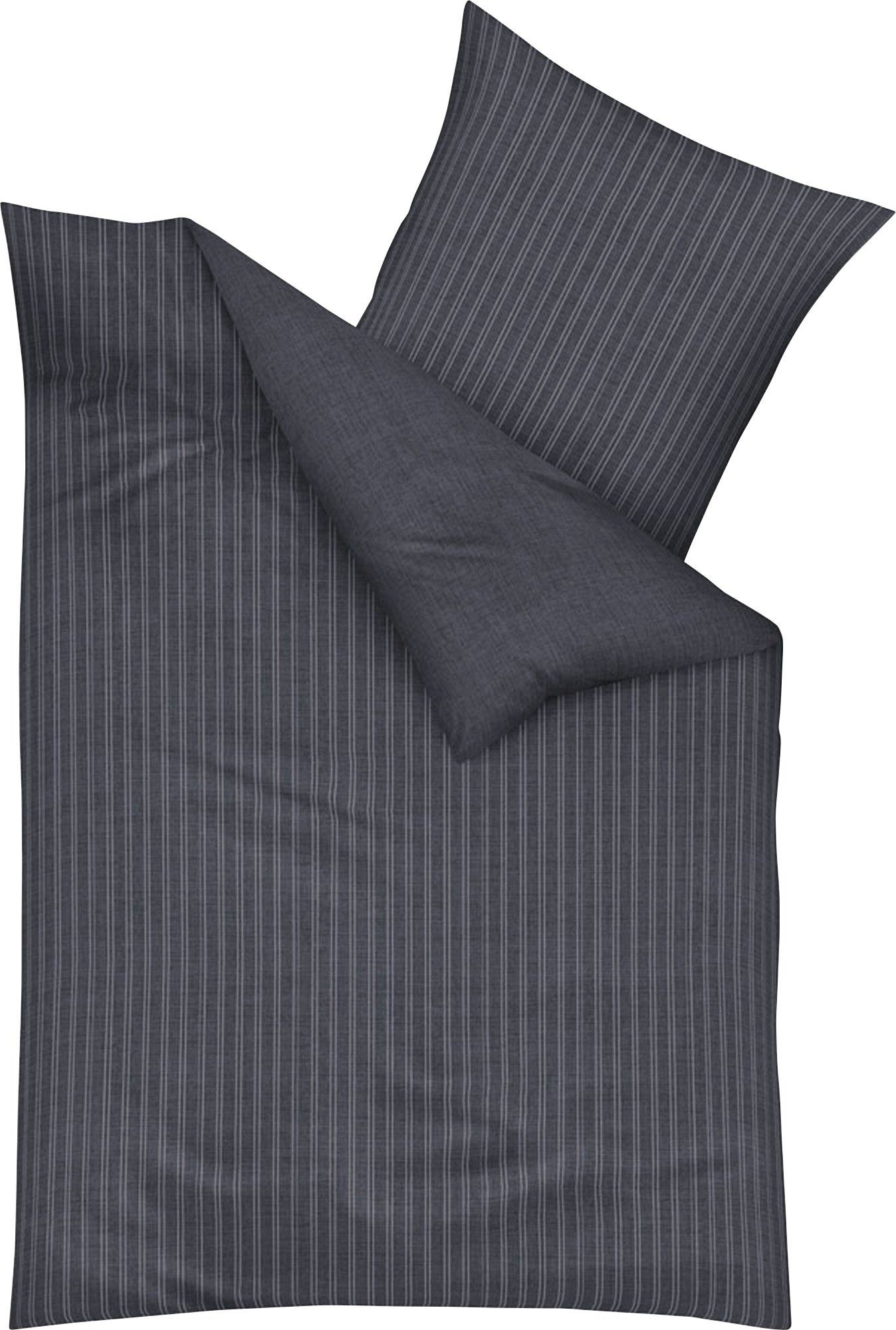 Kaeppel Bettwäsche Wendebettwäsche, Mako-Satin, Streifen