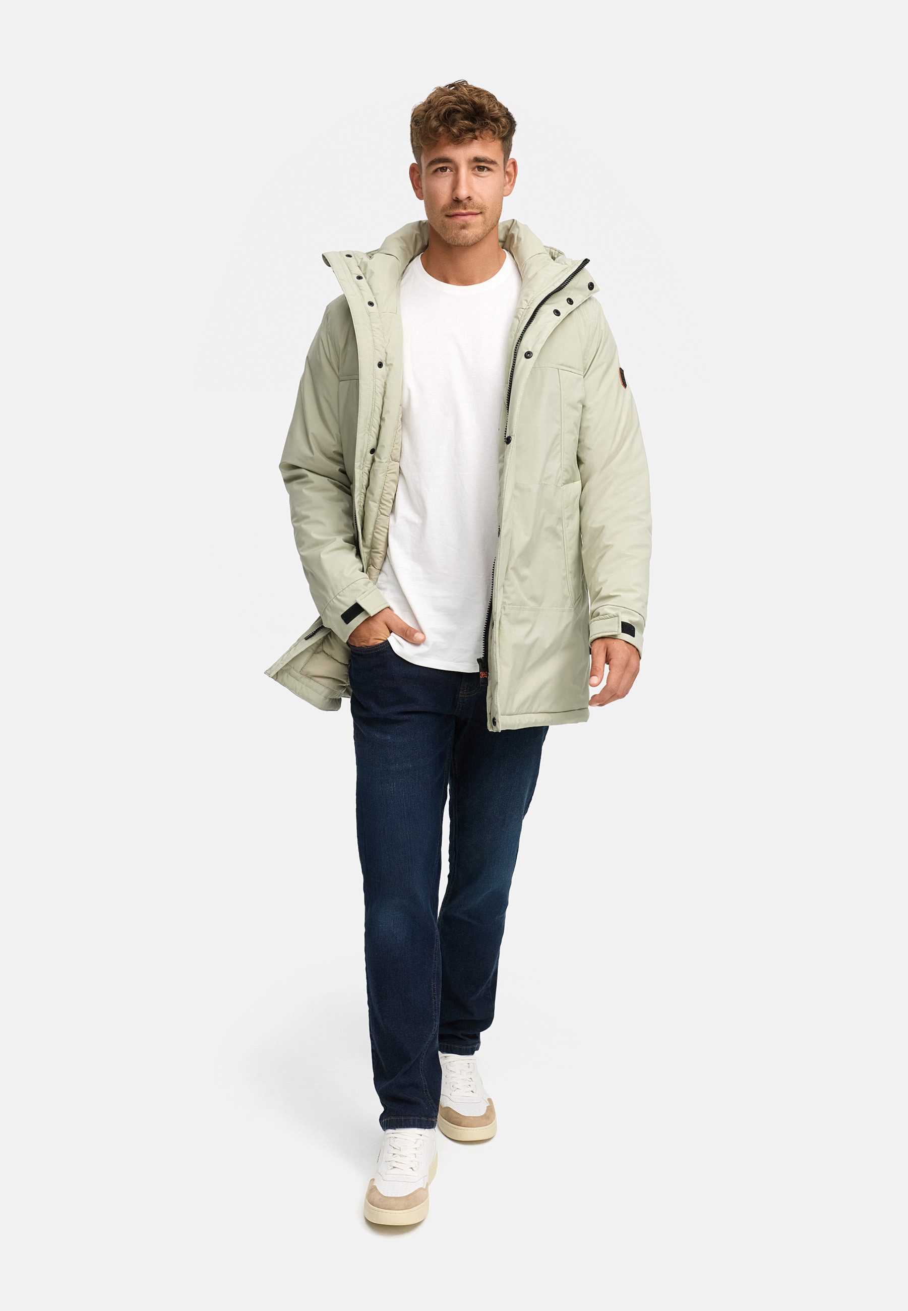 Indicode Winterjacke Herren INBenyot Parka Winter Herrenjacke Warme Herren-Winterjacke
