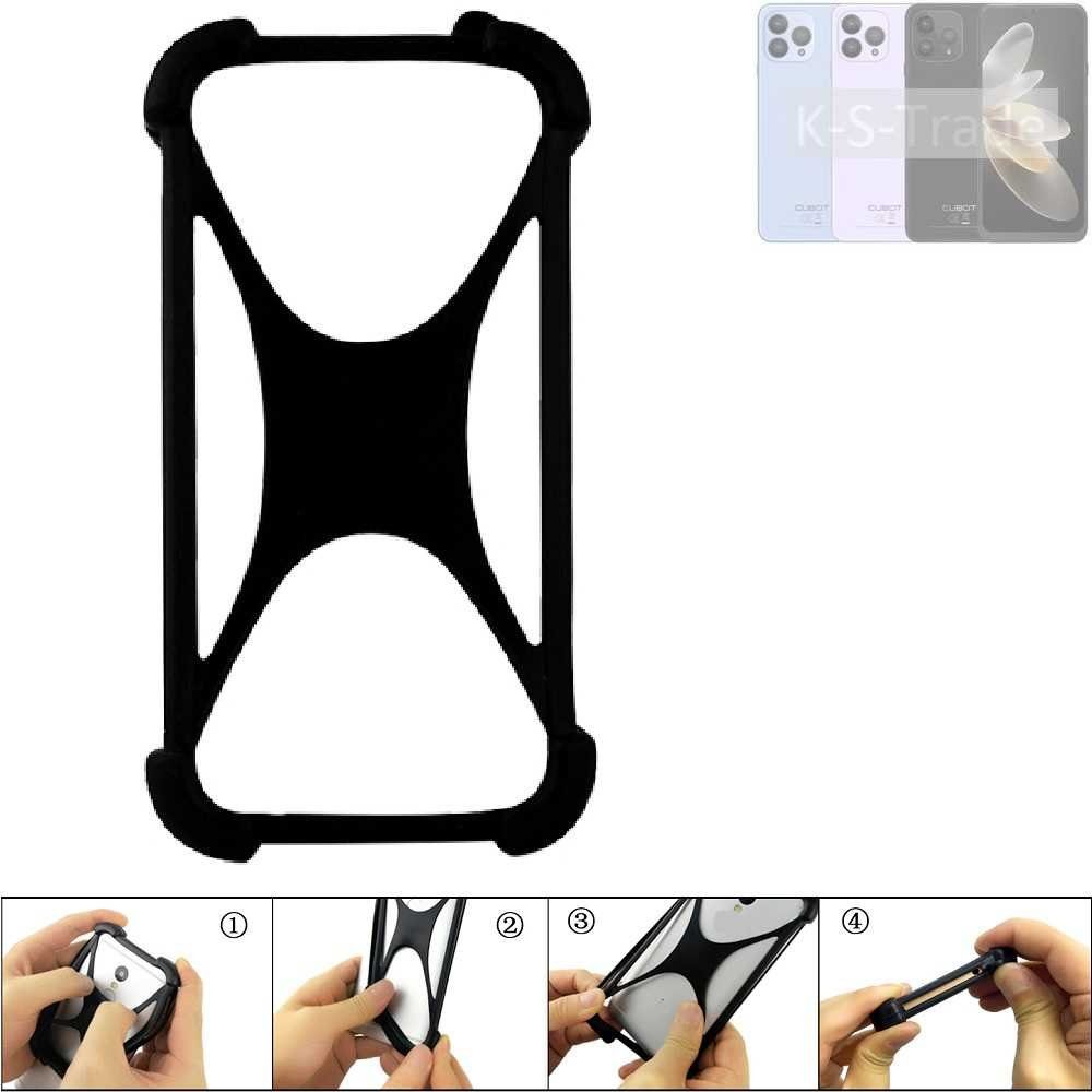 K-S-Trade Handyhülle für Cubot P80, Handy-Hülle Schutz-Hülle Silikon Bumper TPU Softcase Smartphone