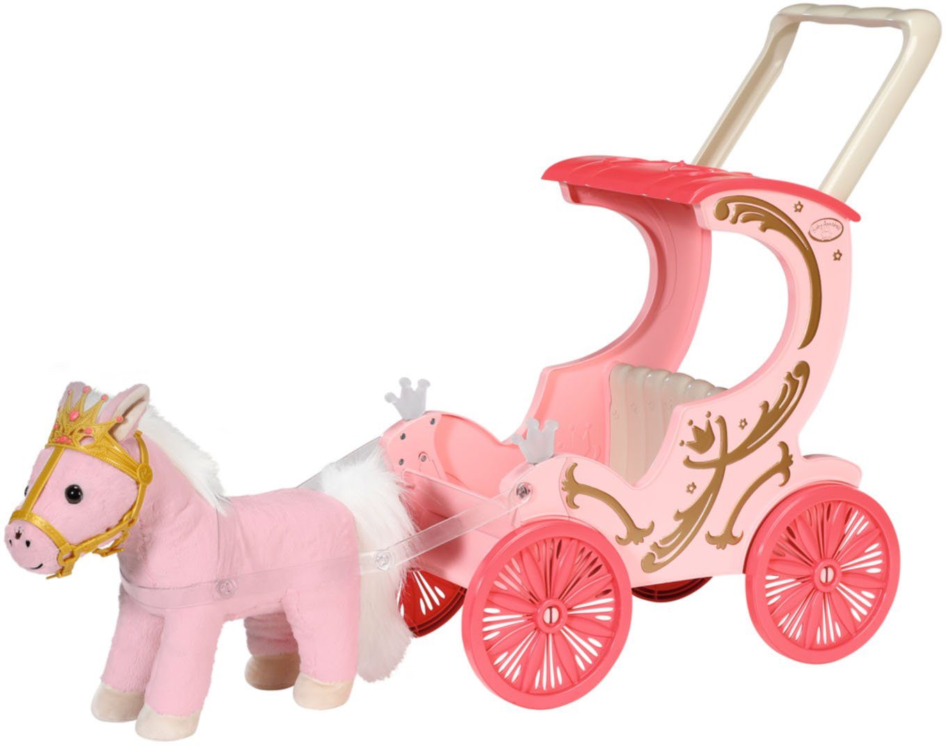 Puppenkutsche Little Sweet Kutsche & Pony