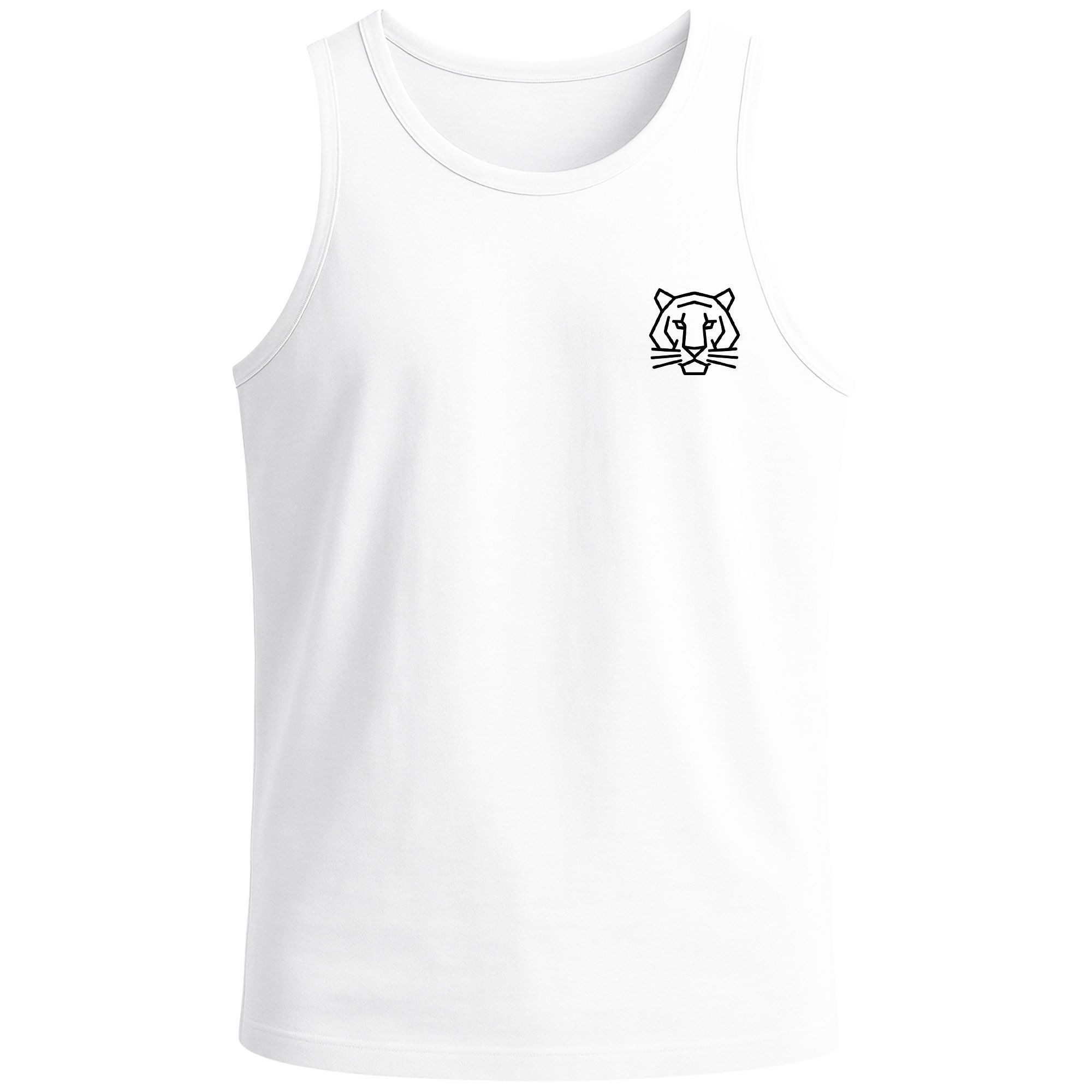Neverless Tanktop Herren Tank-Top Print Logo Tiger Polygon Design Sommer Fa günstig online kaufen