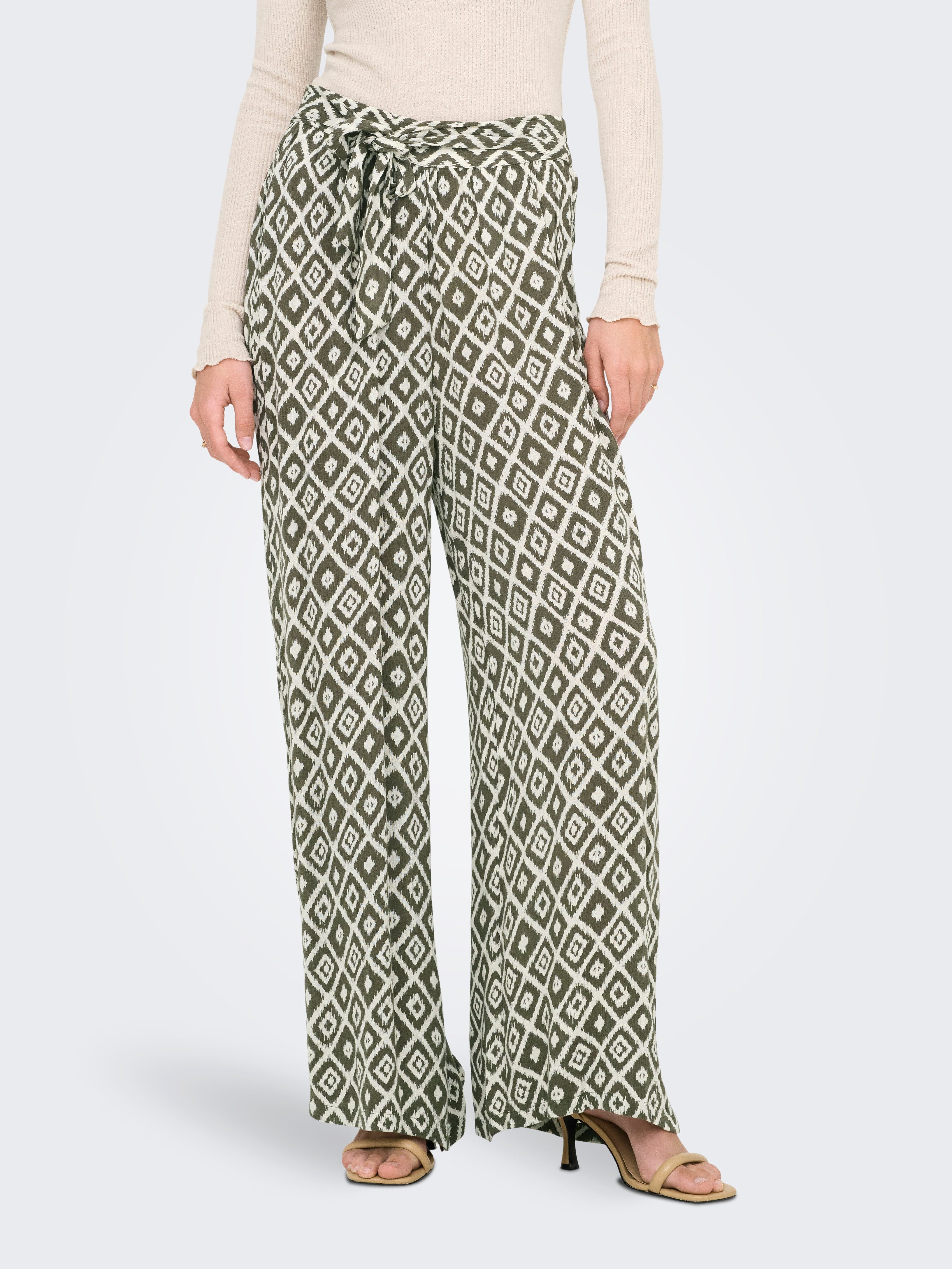 ONLY Schlupfhose ONLPAKJA LIFE AOP BELT günstig online kaufen