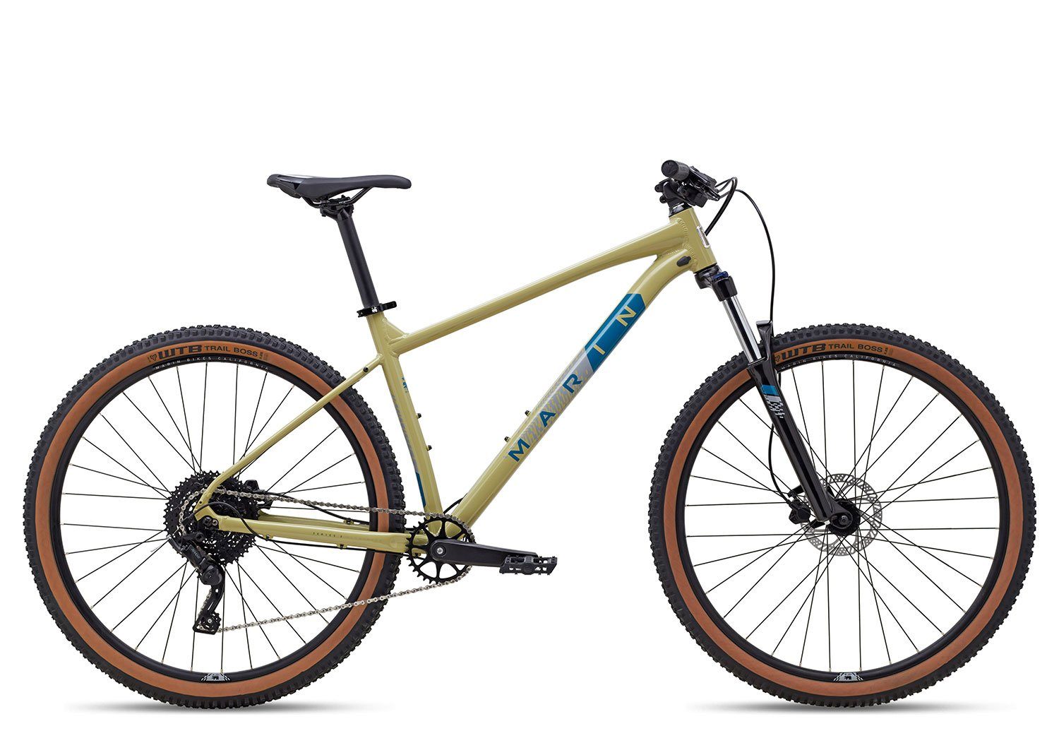 Marin Mountainbike Bobcat Trail 4, 9 Gang MicroSHIFT Advent 9, Clutch Schaltwerk, Kettenschaltung, MTB-Hardtail 29 Zoll Herrenrad braun/beige