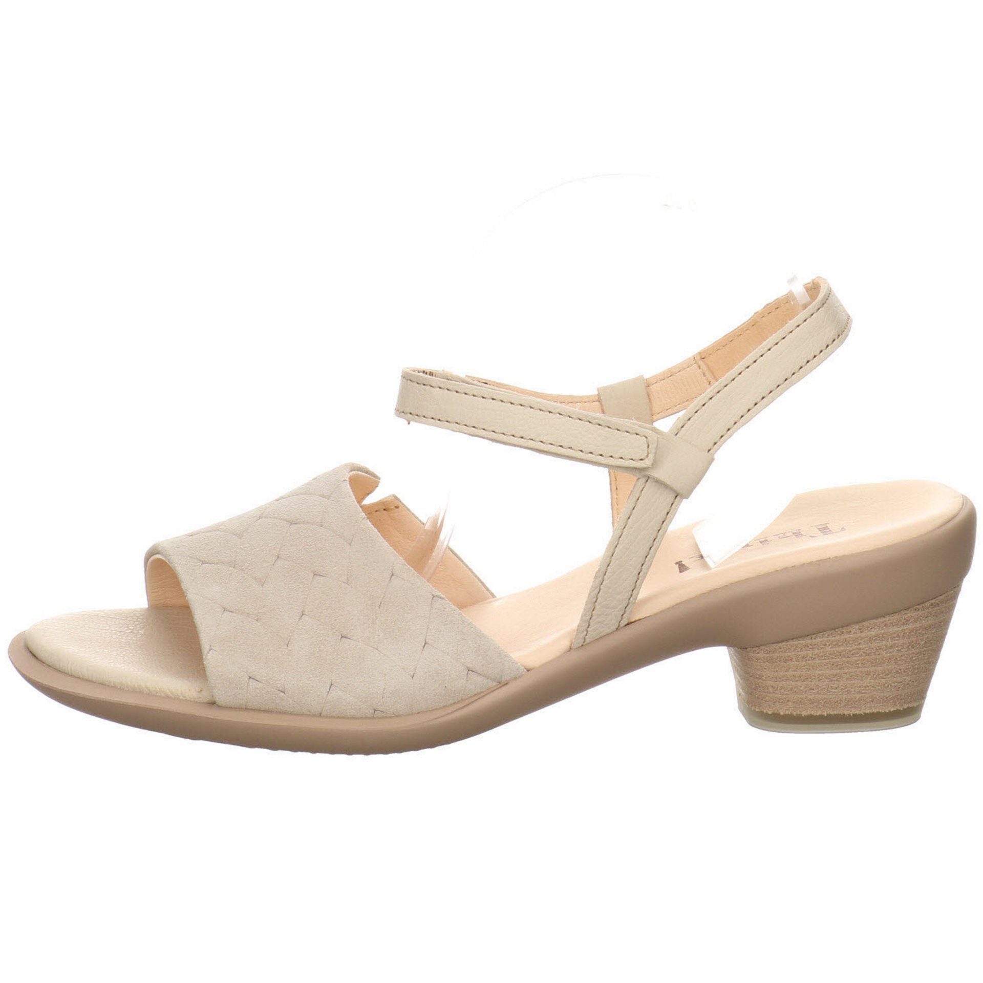 Think! Damen offwhite Sandalette Lederkombination Riemchensandale Riemchensandalen Zaza 046068