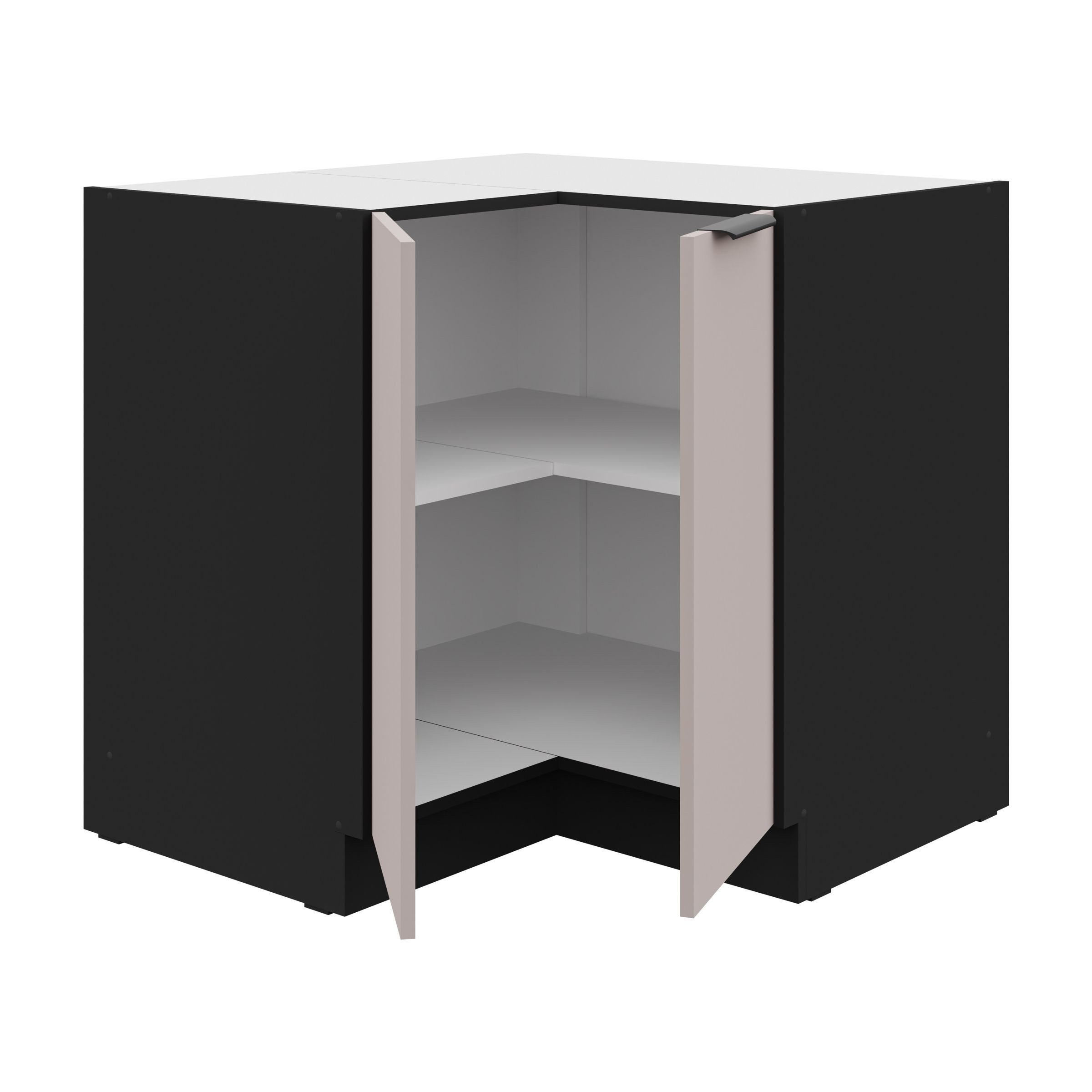 Küchen-Preisbombe Eckunterschrank 90x90 cm Küche ARONA Kaschmir Küchenzeile günstig online kaufen