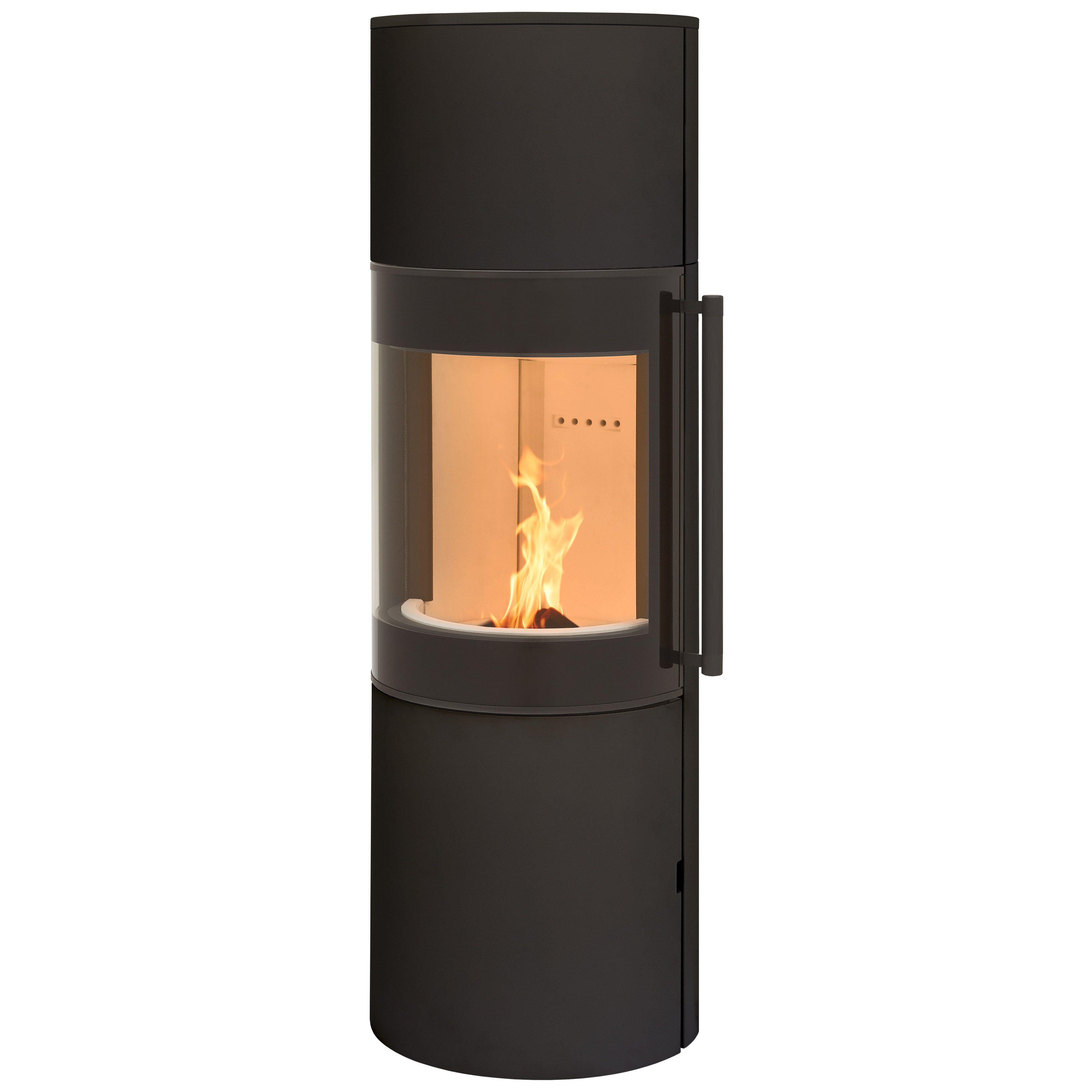 H&M Germany Kaminofen MONO 3.0 L Stahl-schwarz, 7 kW, Zeitbrand