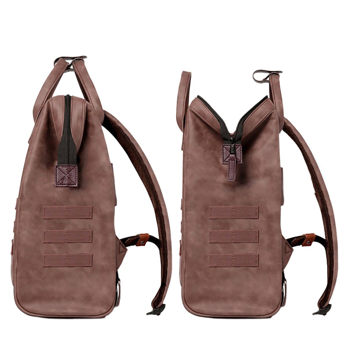 CABAIA Rucksack Adventurer Medium Papeete (Set, 3-tlg., inkl. 2 auswechselbaren Vordertaschen), Tagesrucksack mit austauschbaren Vordertaschen