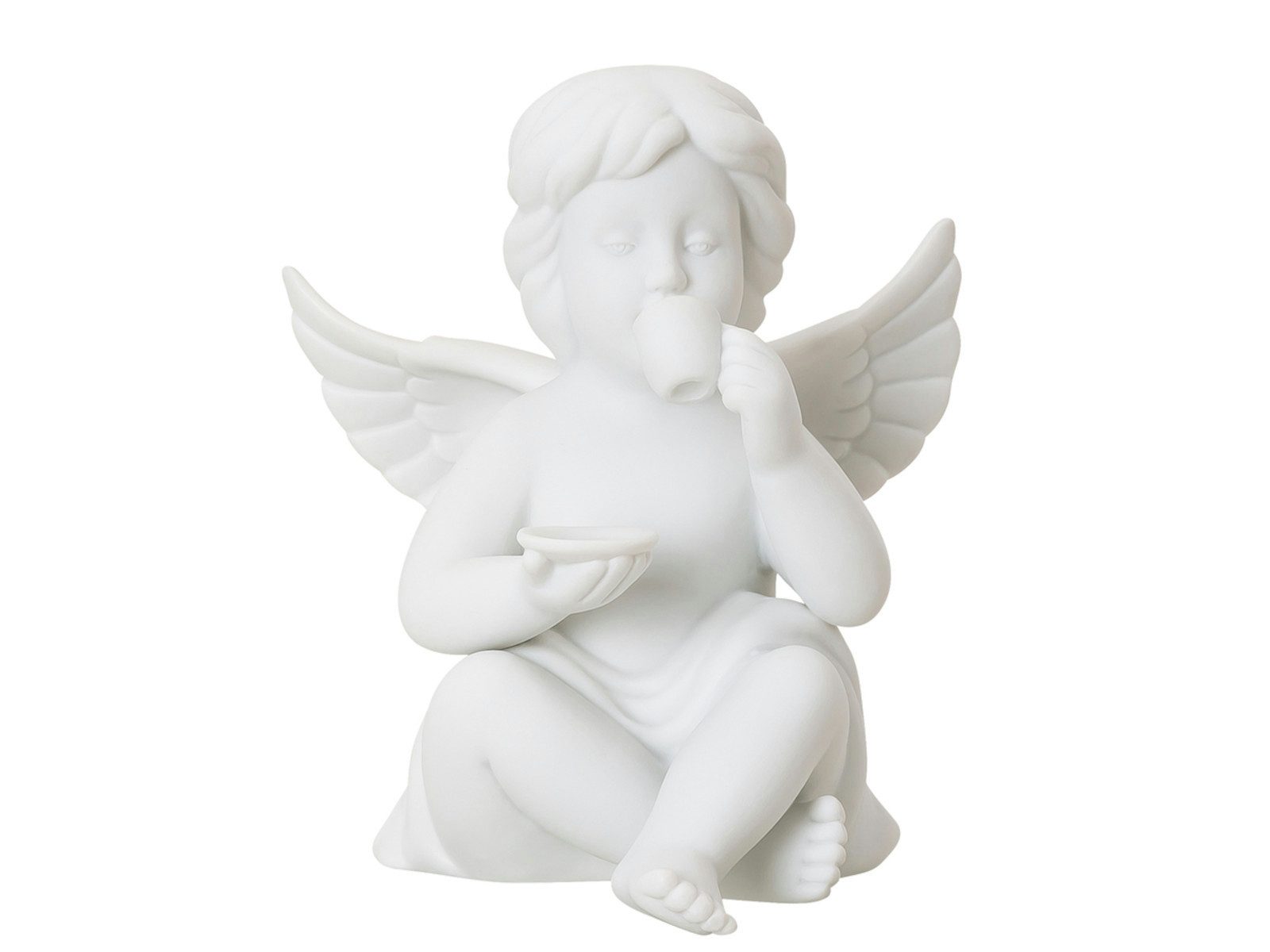 Rosenthal Dekofigur Engel mittel Engel mit Kaffeetasse