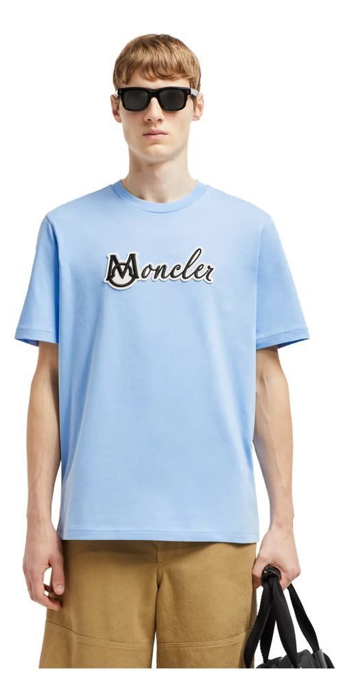 MONCLER Print-Shirt Moncler Varsity Logo T-Shirt günstig online kaufen
