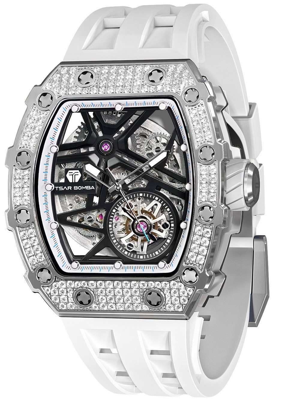 Tsar Bomba Automatikuhr Tsar Bomba TB8209D-01 Herrenuhr Elemental Zirkonia Automatik 44mm 5ATM Tsar Bomba TB8209D-01 Herrenuhr Elemental Zirkonia Automatik 44mm 5ATM