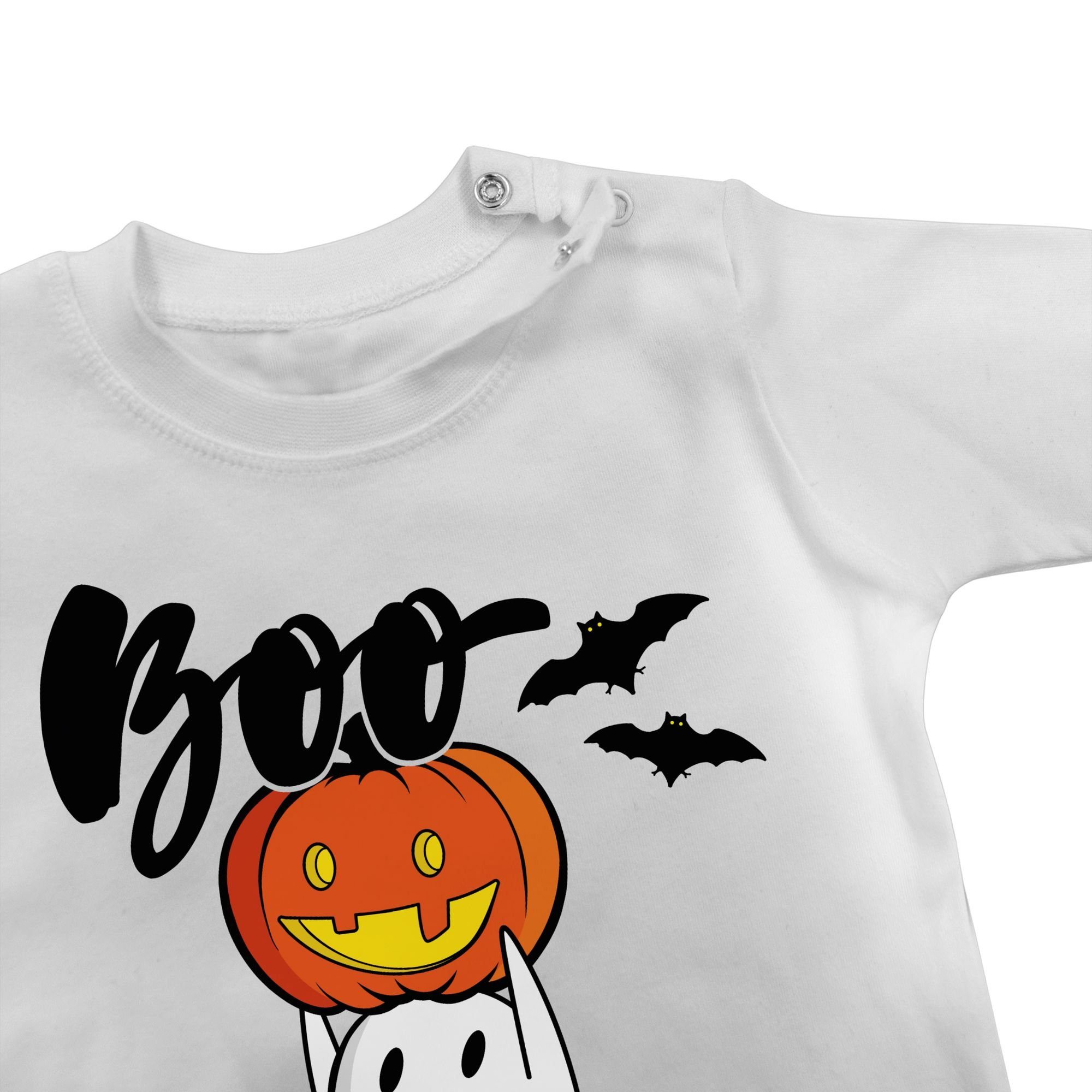 T-Shirt Geister Baby Kürbis Shirtracer Gespenster Halloween Gespenst Kostüme Boo Weiß Geist 1 für