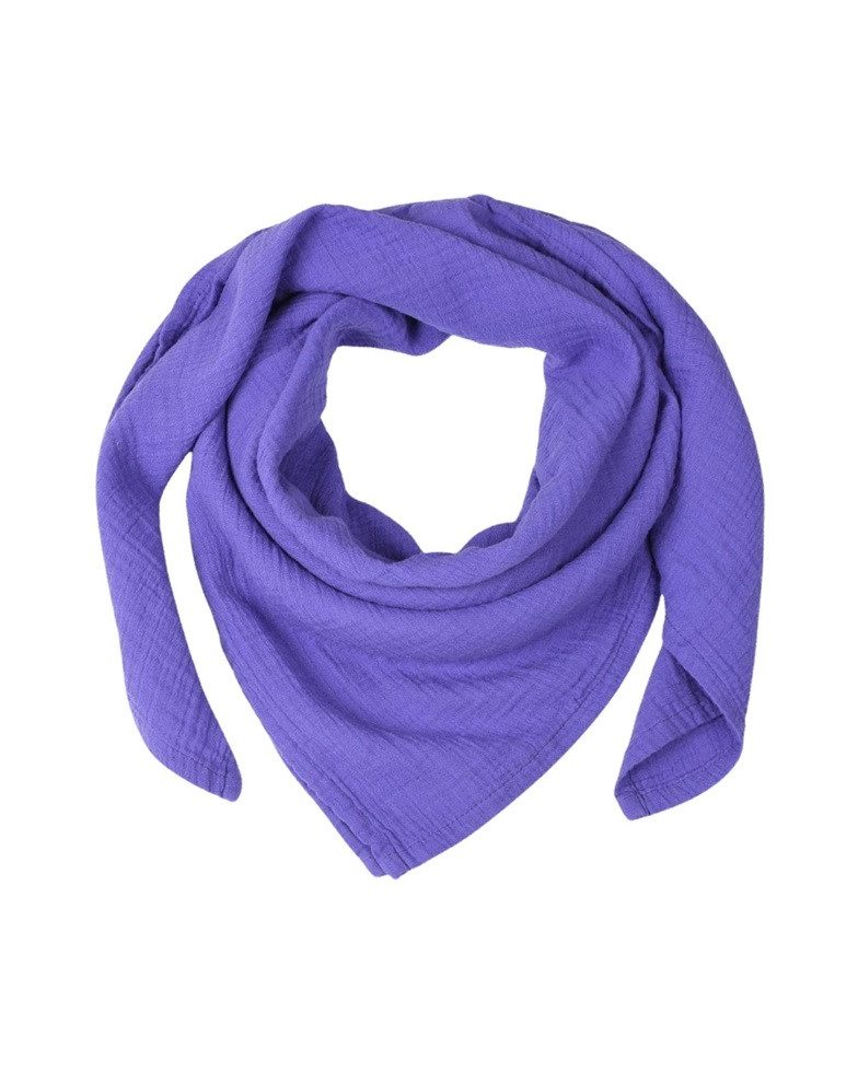Musselin Welt Halstuch Musselin Halstuch in Lila aus Biobaumwolle, 100%Biob günstig online kaufen
