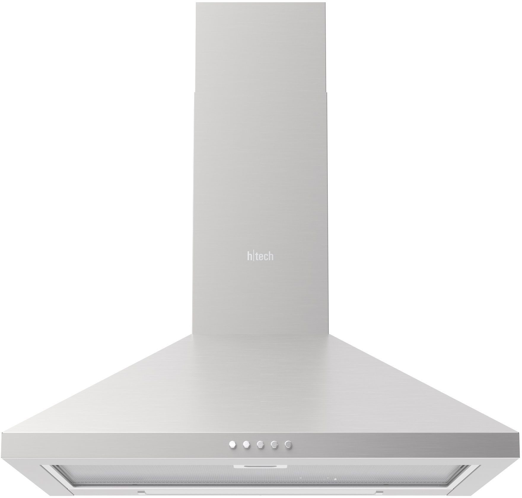 HTech Wandhaube HTD46311 HTD46311, 60cm, 3 Leistungsstufen, LED-Beleuchtung, Abluft und Umluft